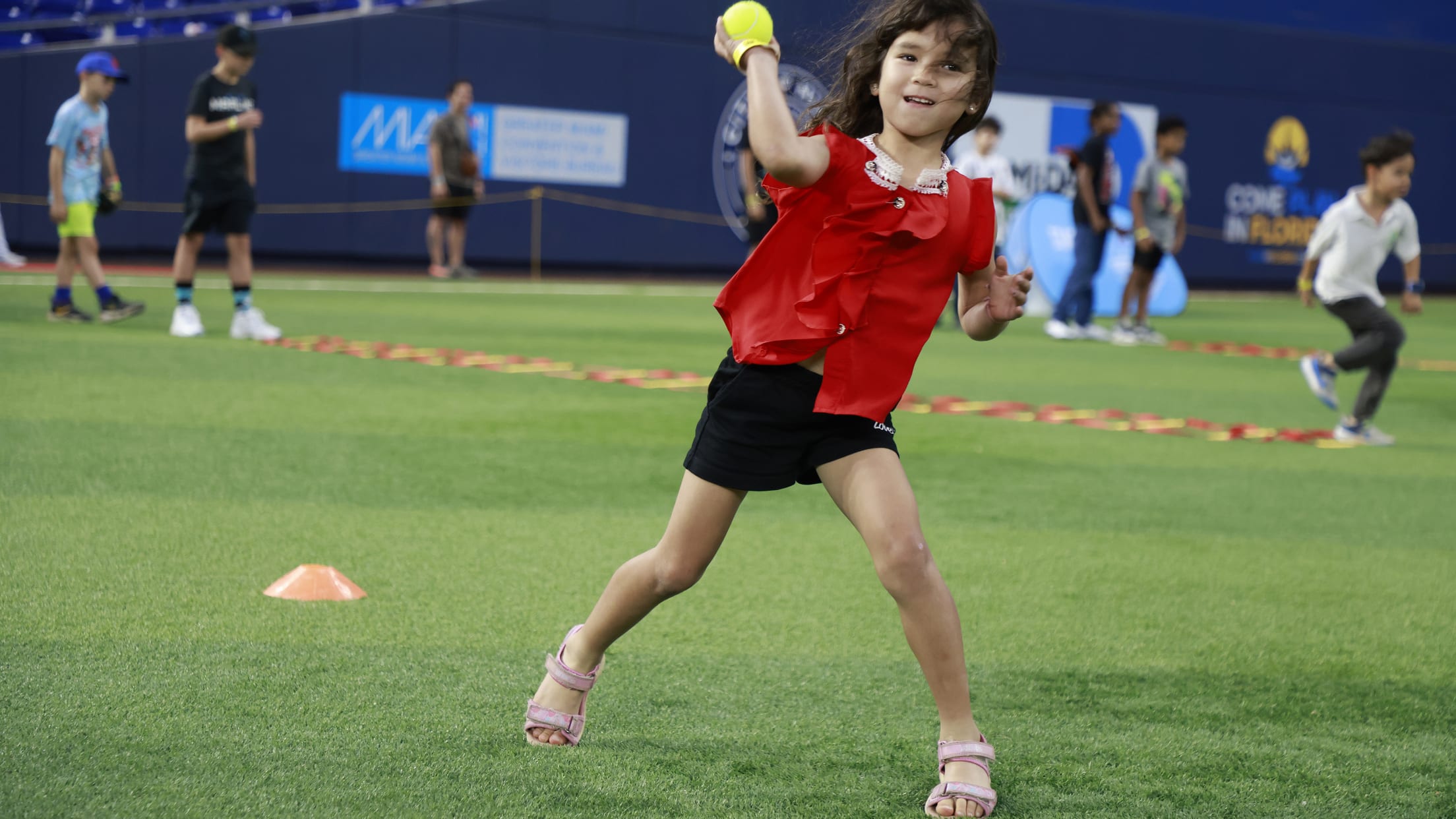 Youth activities at Marlins FanFest
