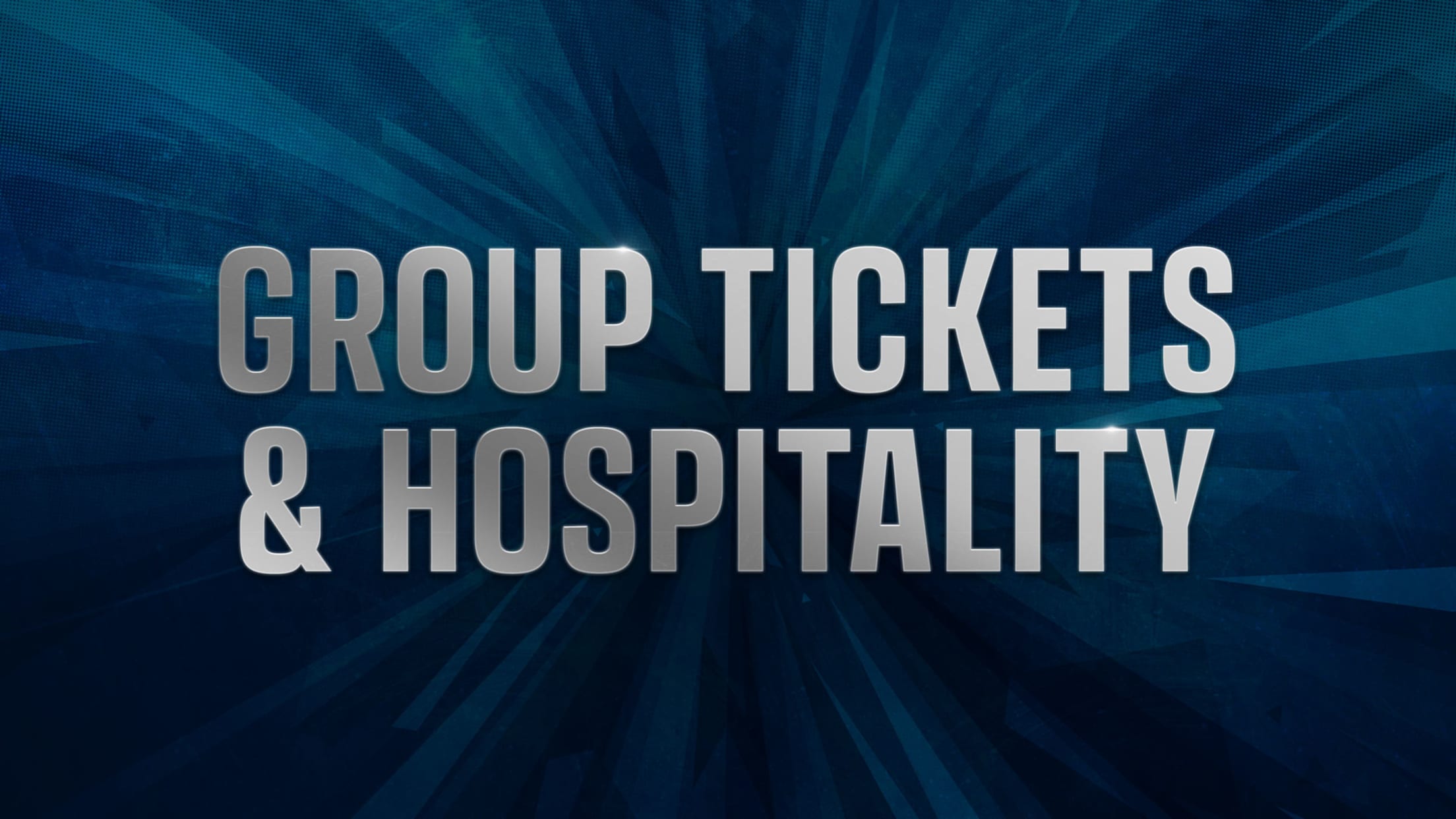 Group Tickets & Hospitality