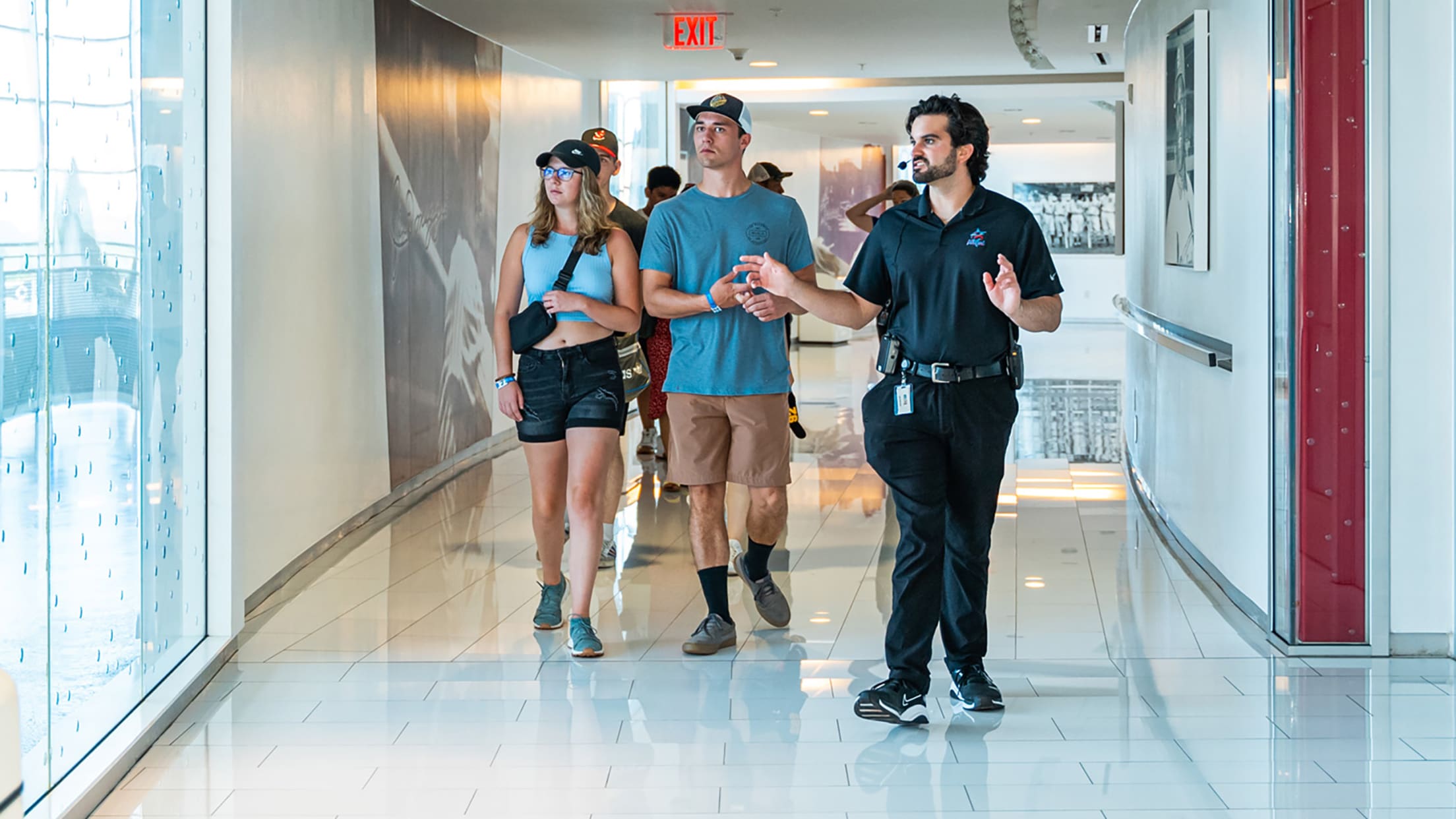 Pregame tour at loanDepot park