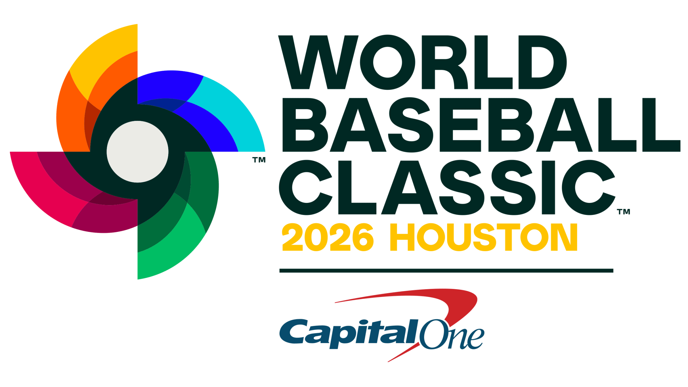 2026 World Baseball Classic Houston Pool presented by Capital One logo.