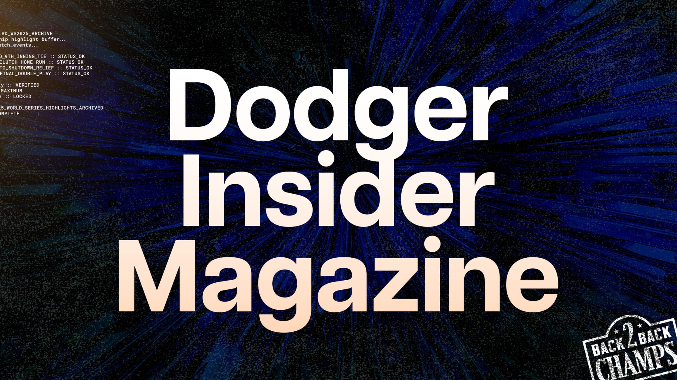 Dodger Insider Magazine