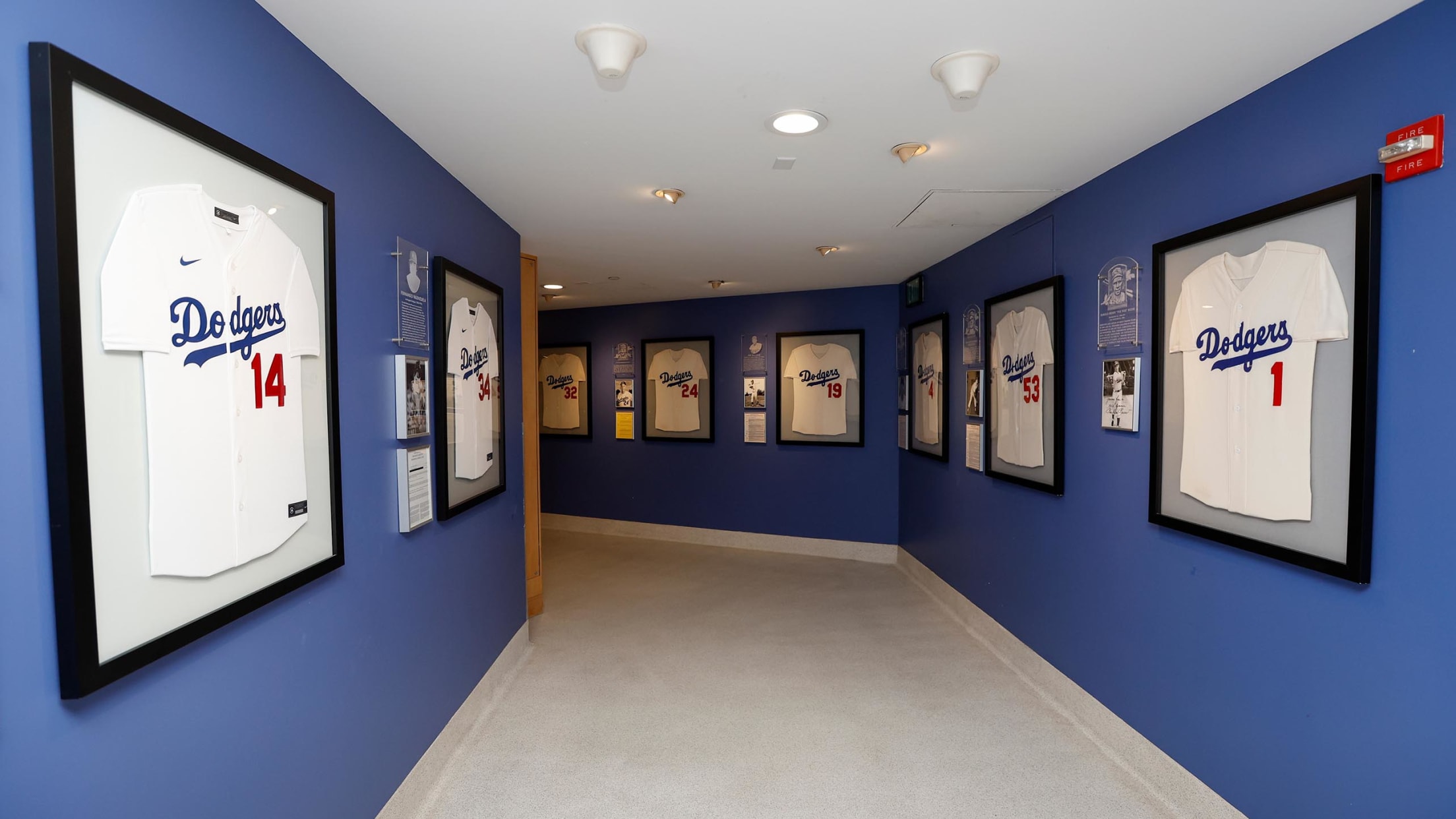 Ballpark Attractions - Retired Number Jerseys and Replica Hall of Fame Plaques