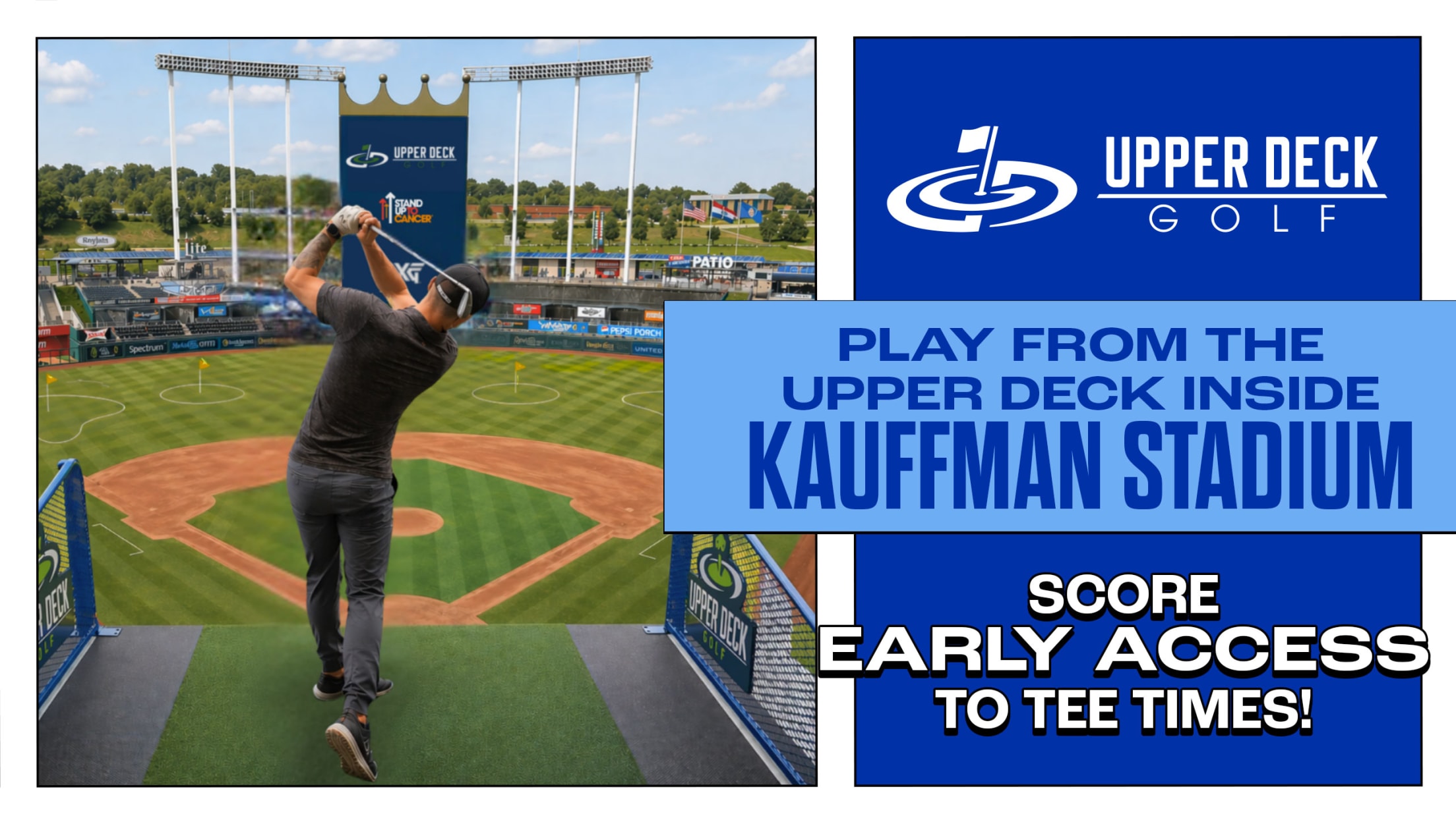 Upper Deck Golf at Kauffman Stadium