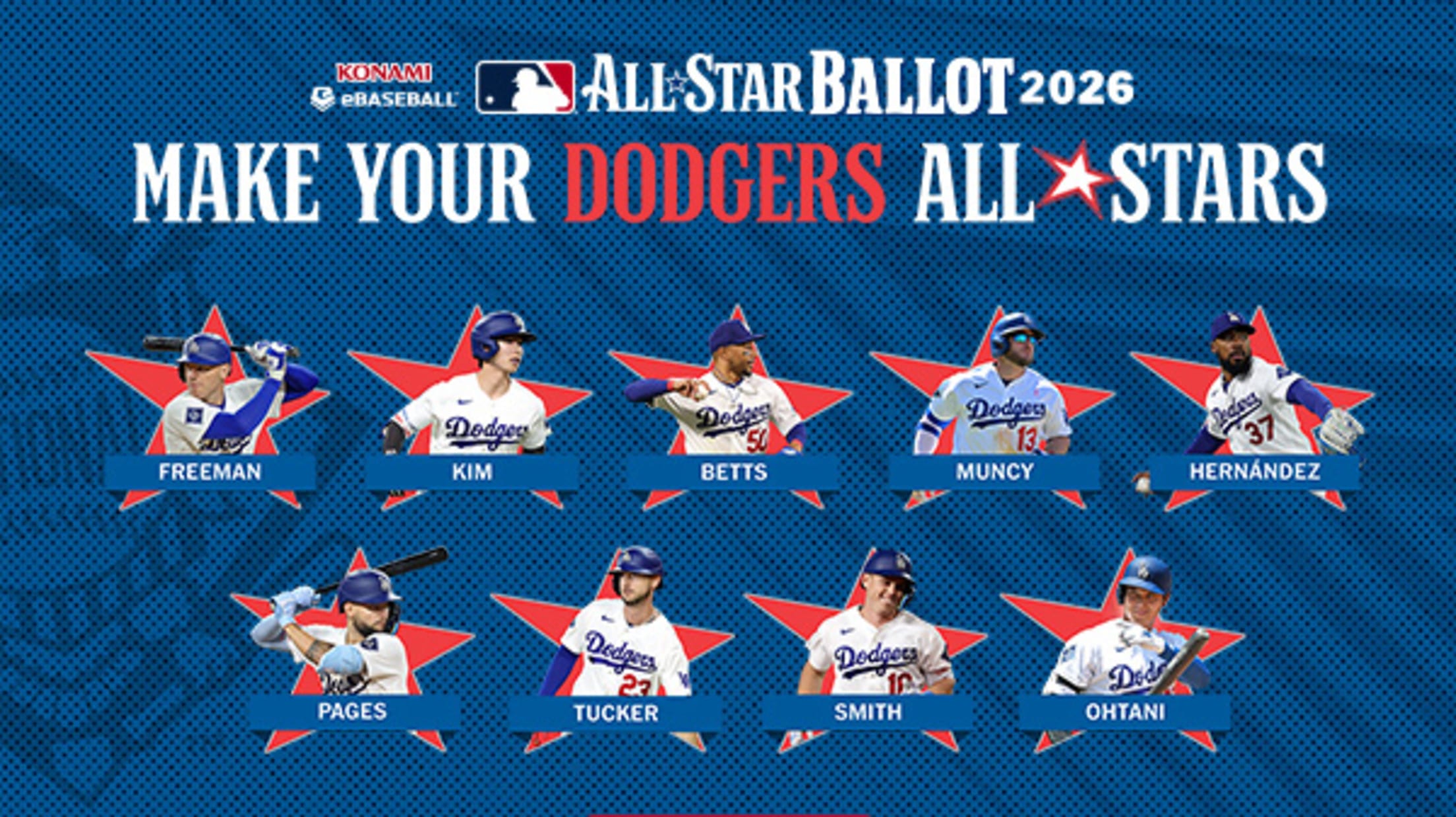 The 2026 KONAMI eBaseball™ MLB All-Star Ballot