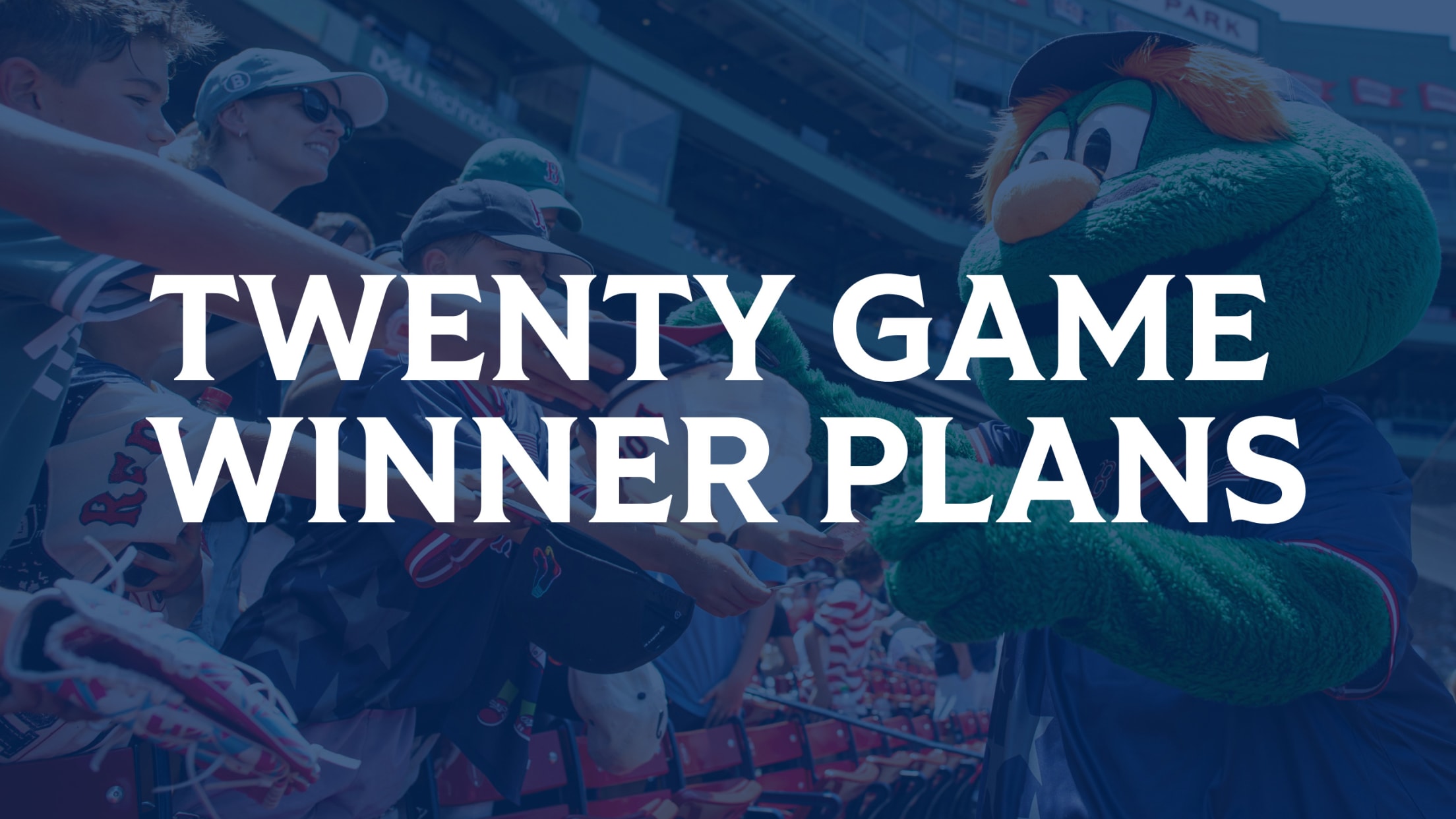 Twenty Game Winner Plans