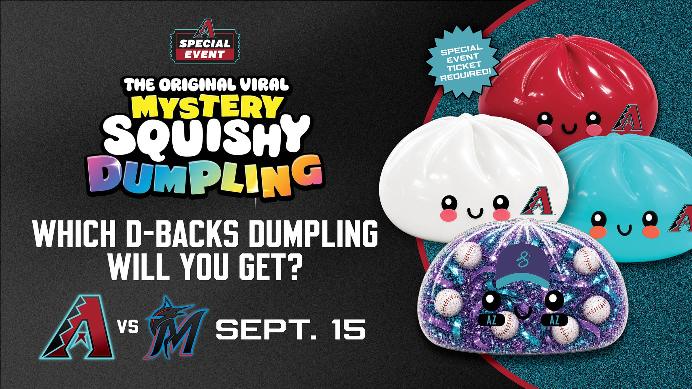D-backs Mystery Squishy Dumpling