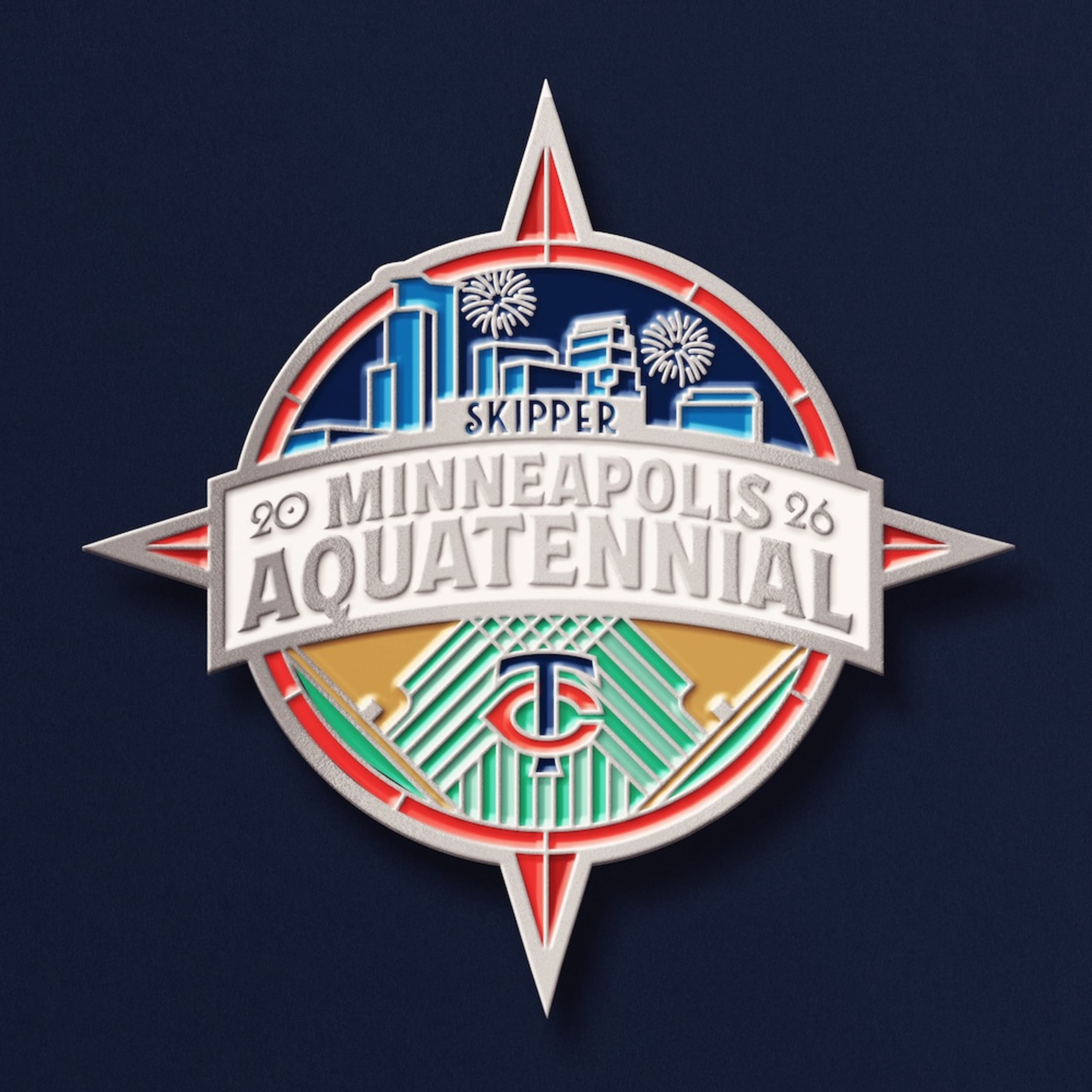 exclusive Minnesota Twins Aquatennial Skipper pin