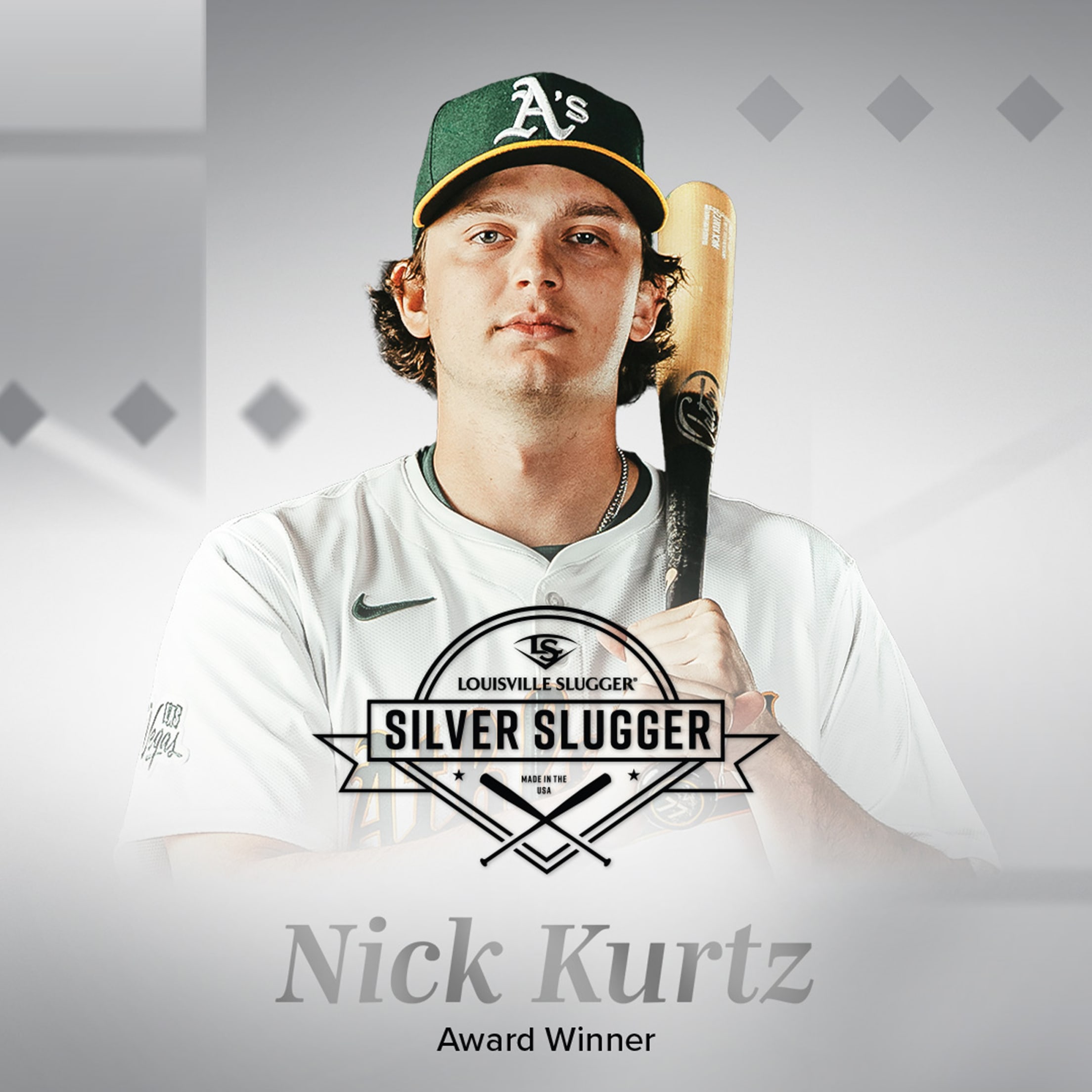 Nick Kurtz - Louisville Slugger Silver Slugger Award Winner - 2025