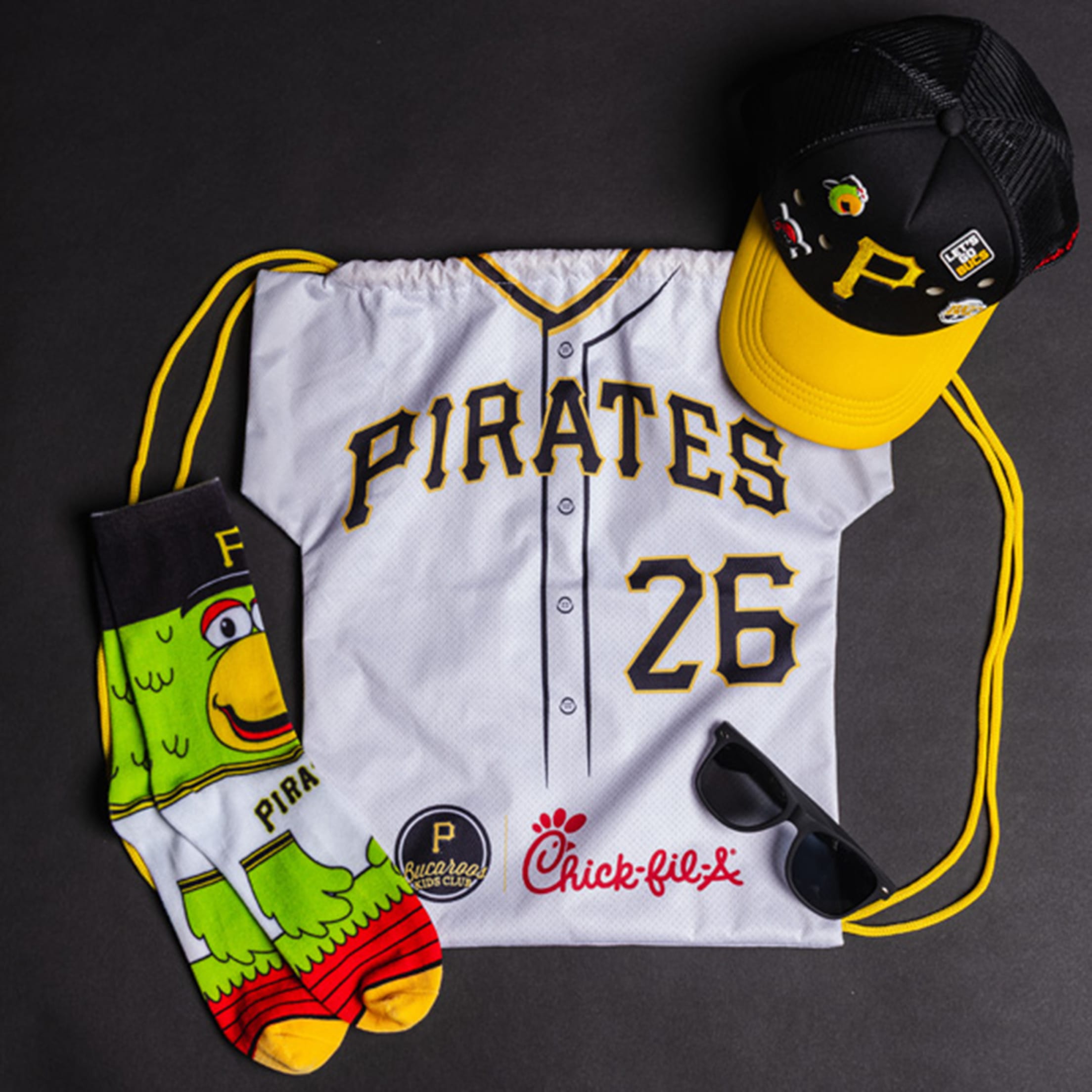 Bucaroos Kids Club Gold Membership Pack - bag, socks, sunglasses, ball cap