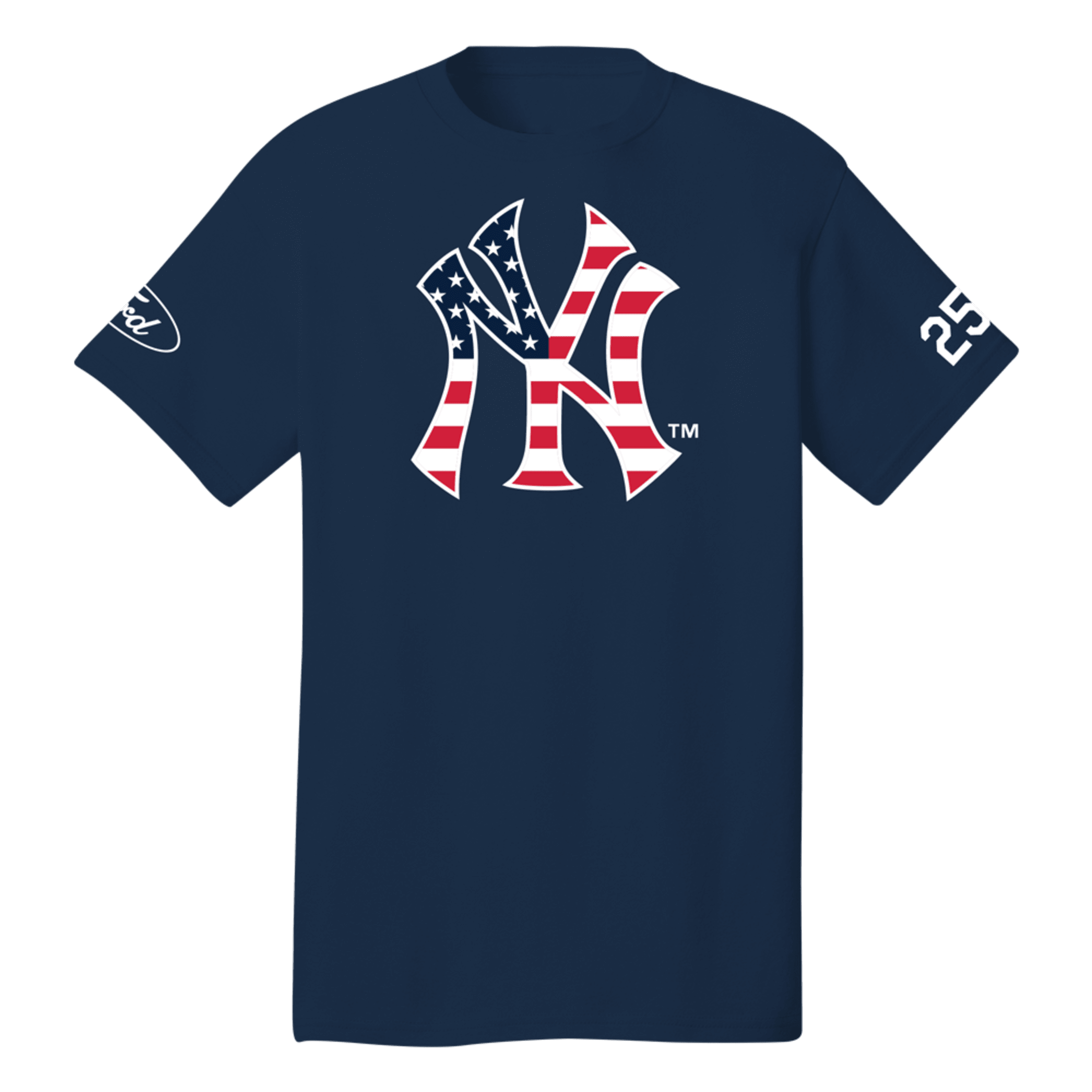 Military Appreciation Night – Red, White & Blue Yankees T-shirt