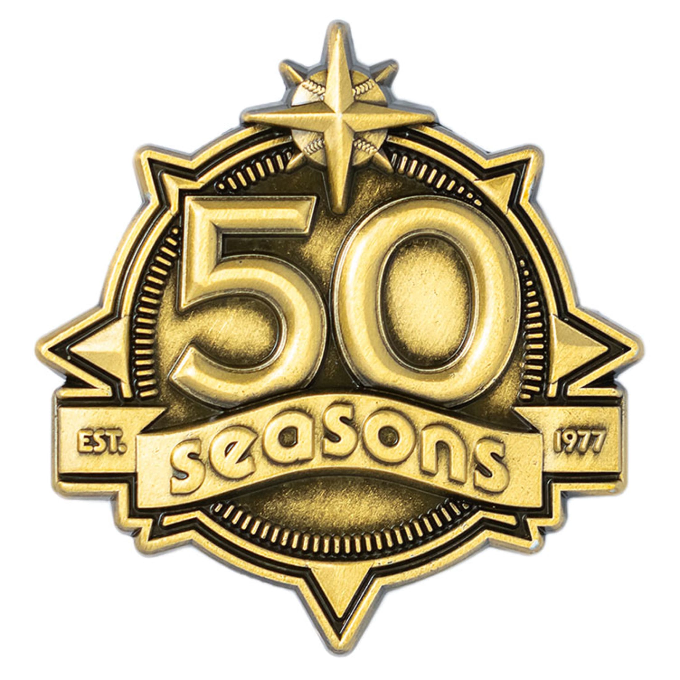 Image of 50 Seasons Decade Pin