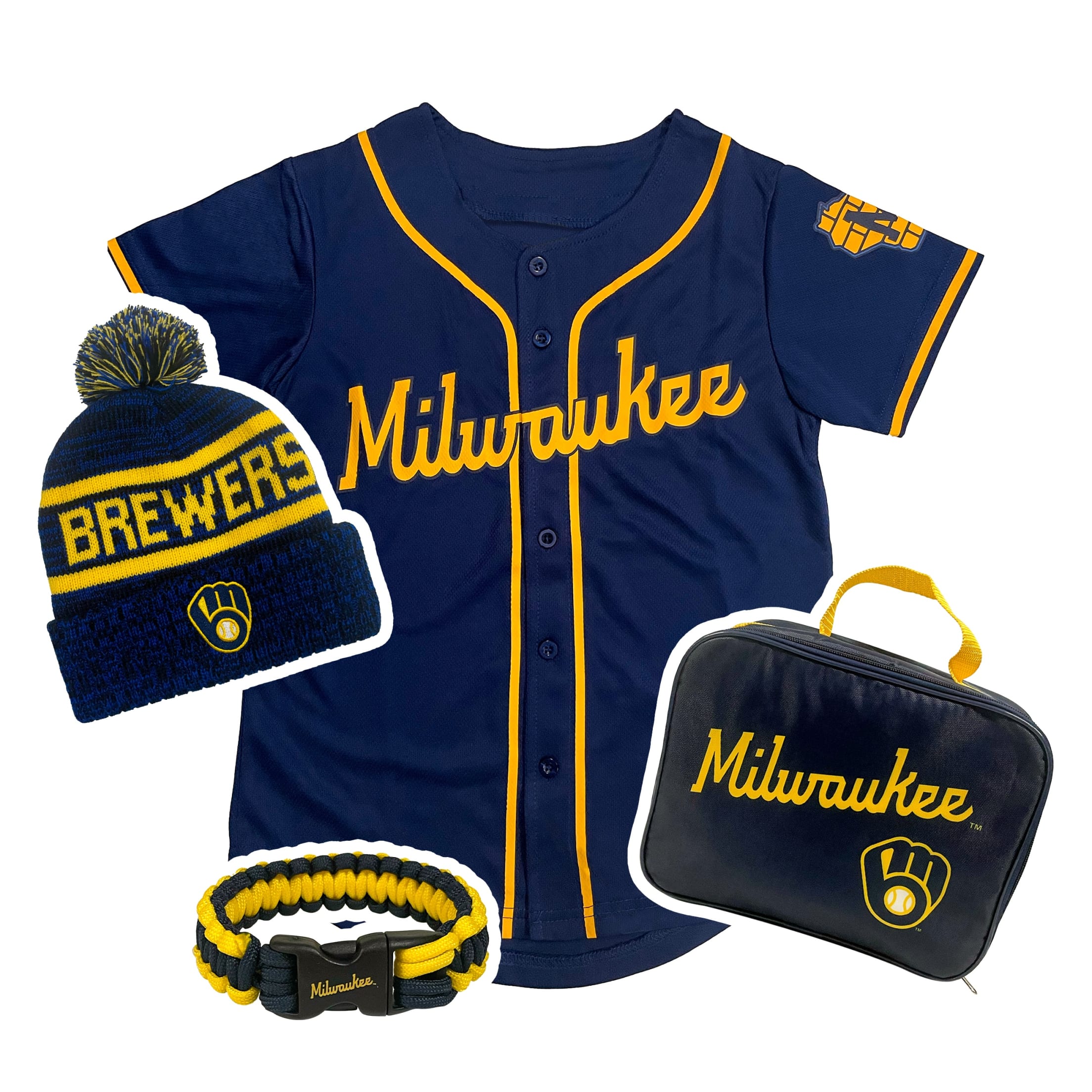Kids Crew 2026 Kit Items - Winter Beanie, Replica Jersey, Lunch Box, Braided Bracelet