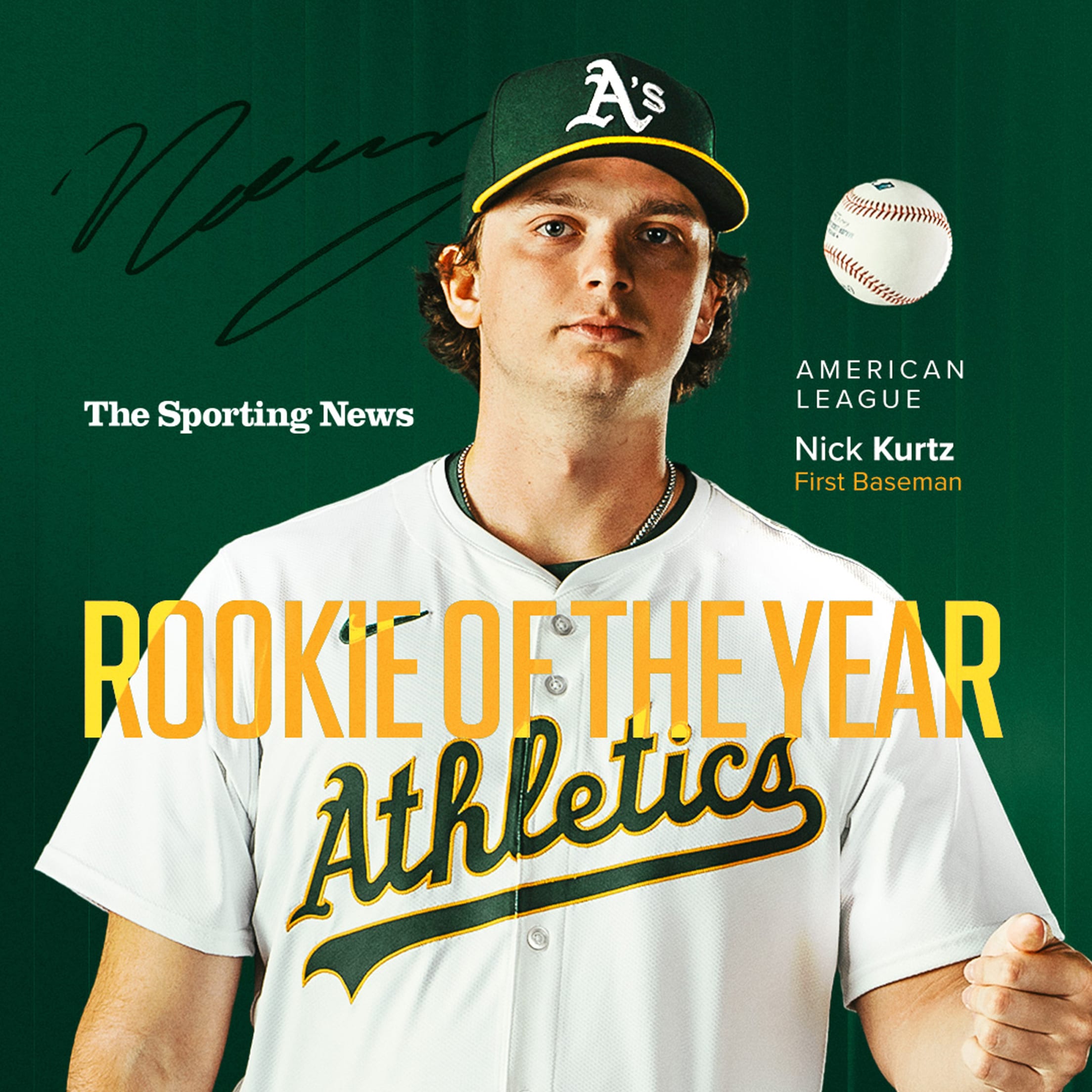 Nick Kurtz - The Sporting News AL Rookie of the Year - 2025