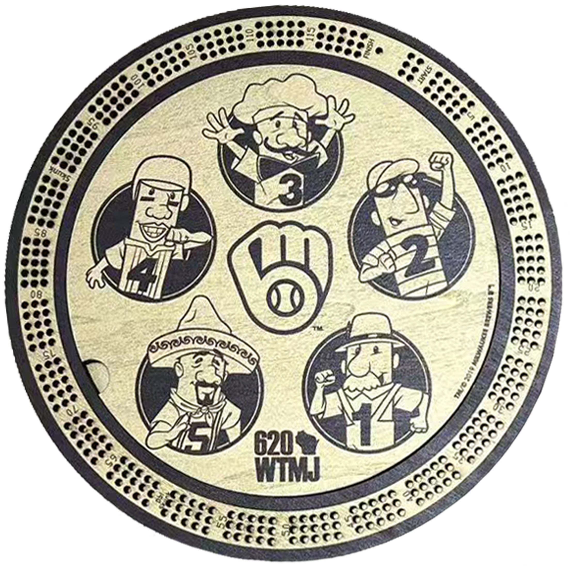 Brewers Cribbage Board