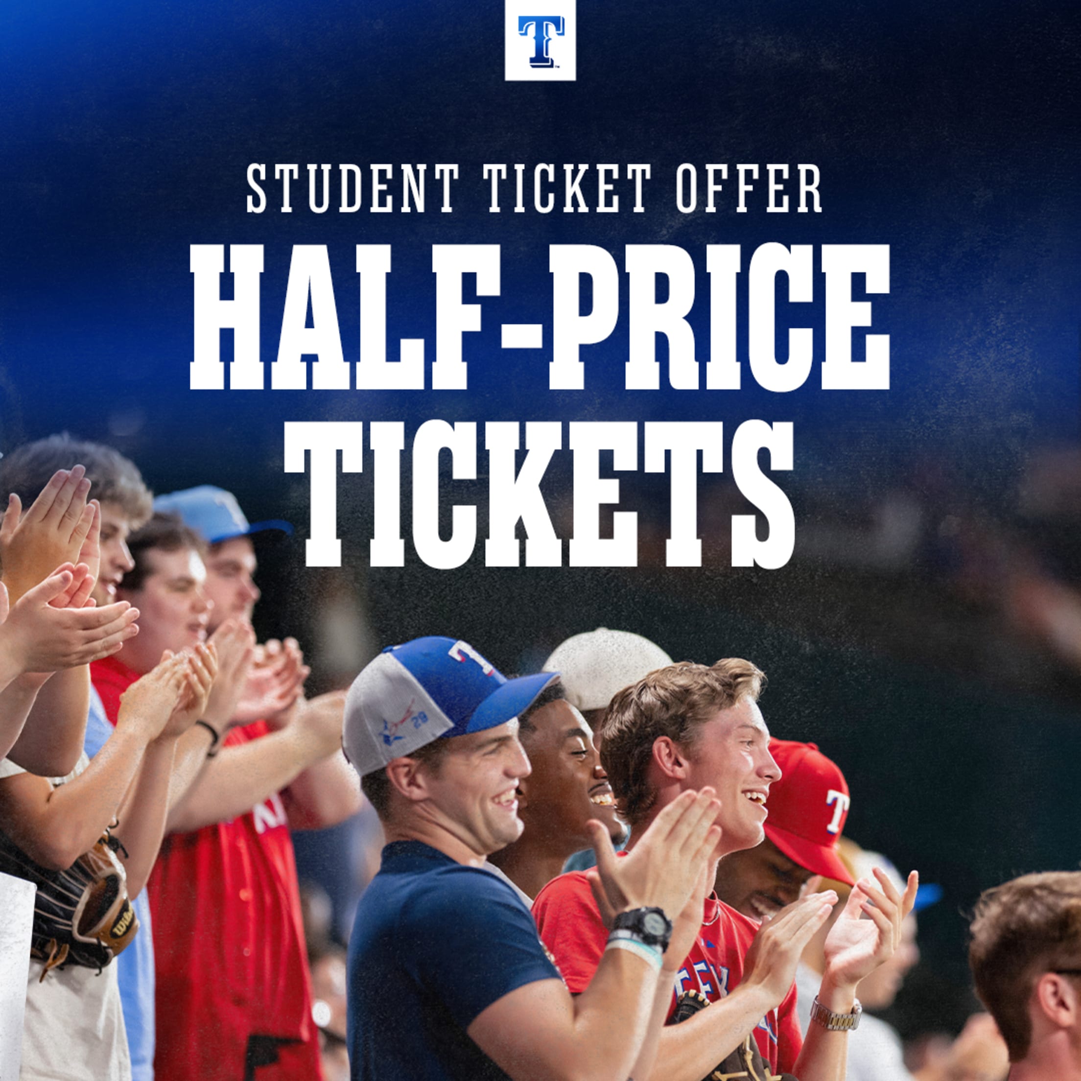 Student off Half-Price Tickets