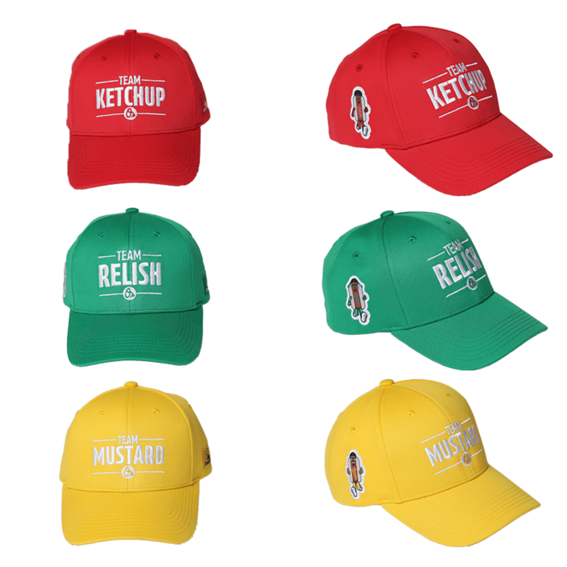 Hot Dog Race Caps