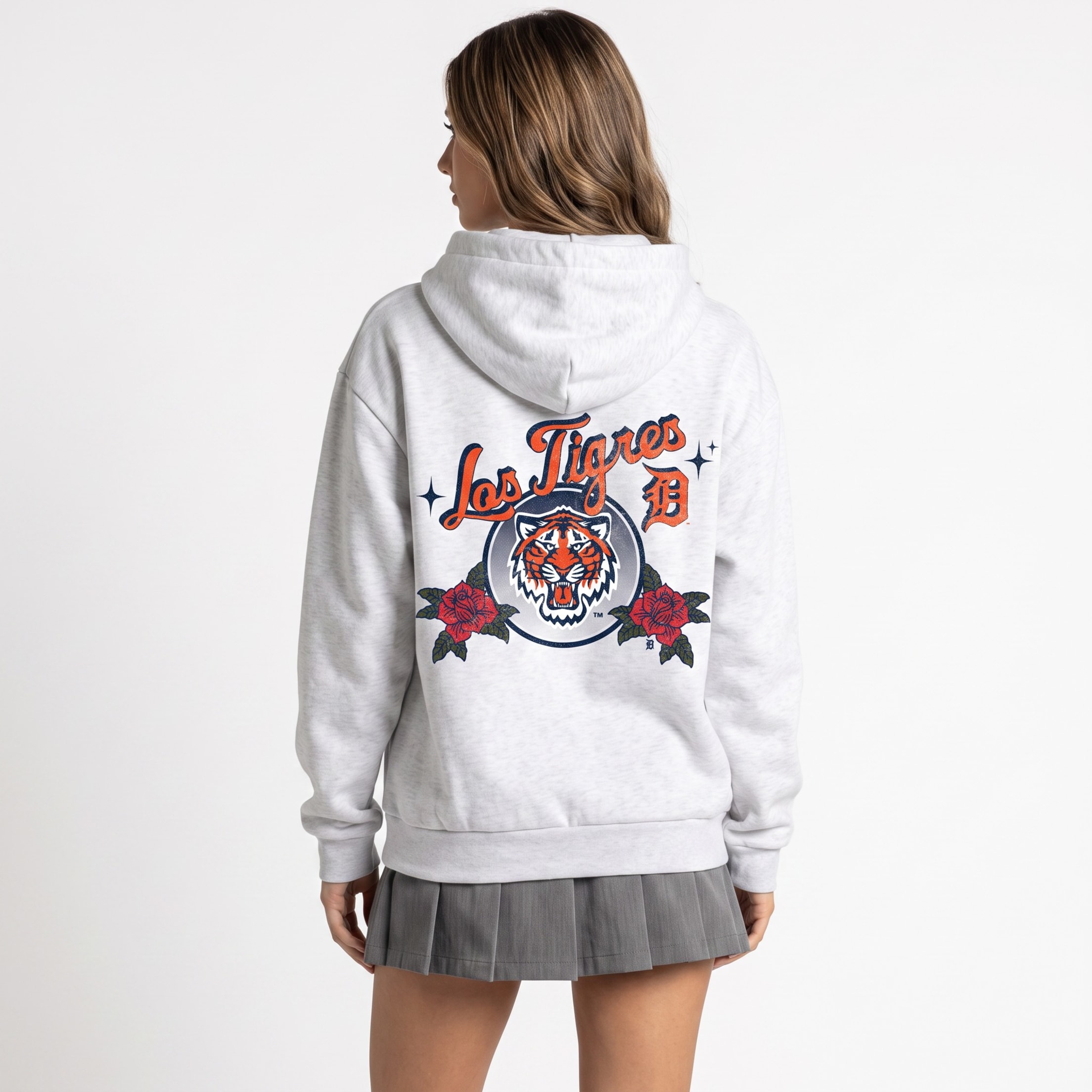 Detroit Tigers Fiesta Tigres Hoodie Back