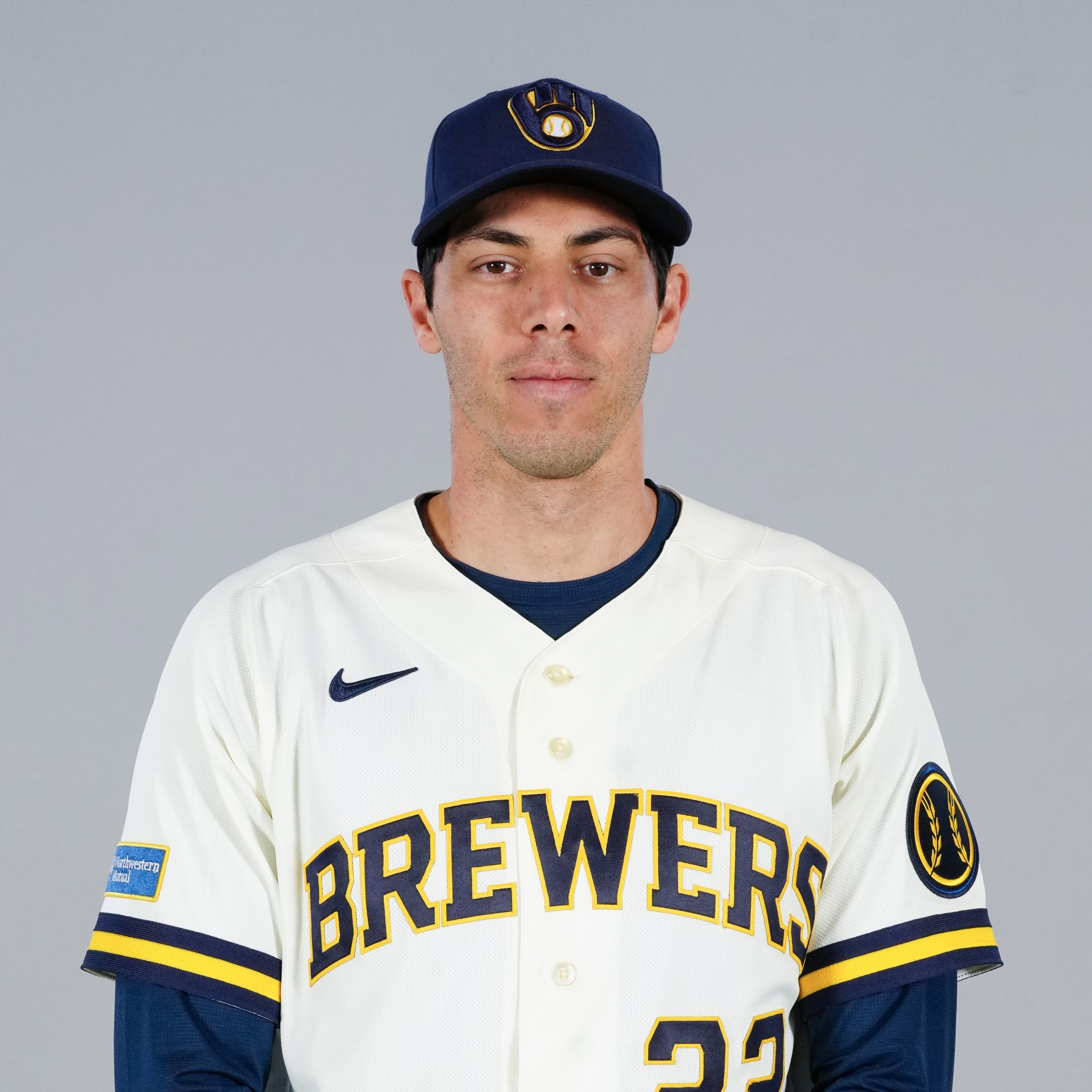 Christian Yelich headshot.