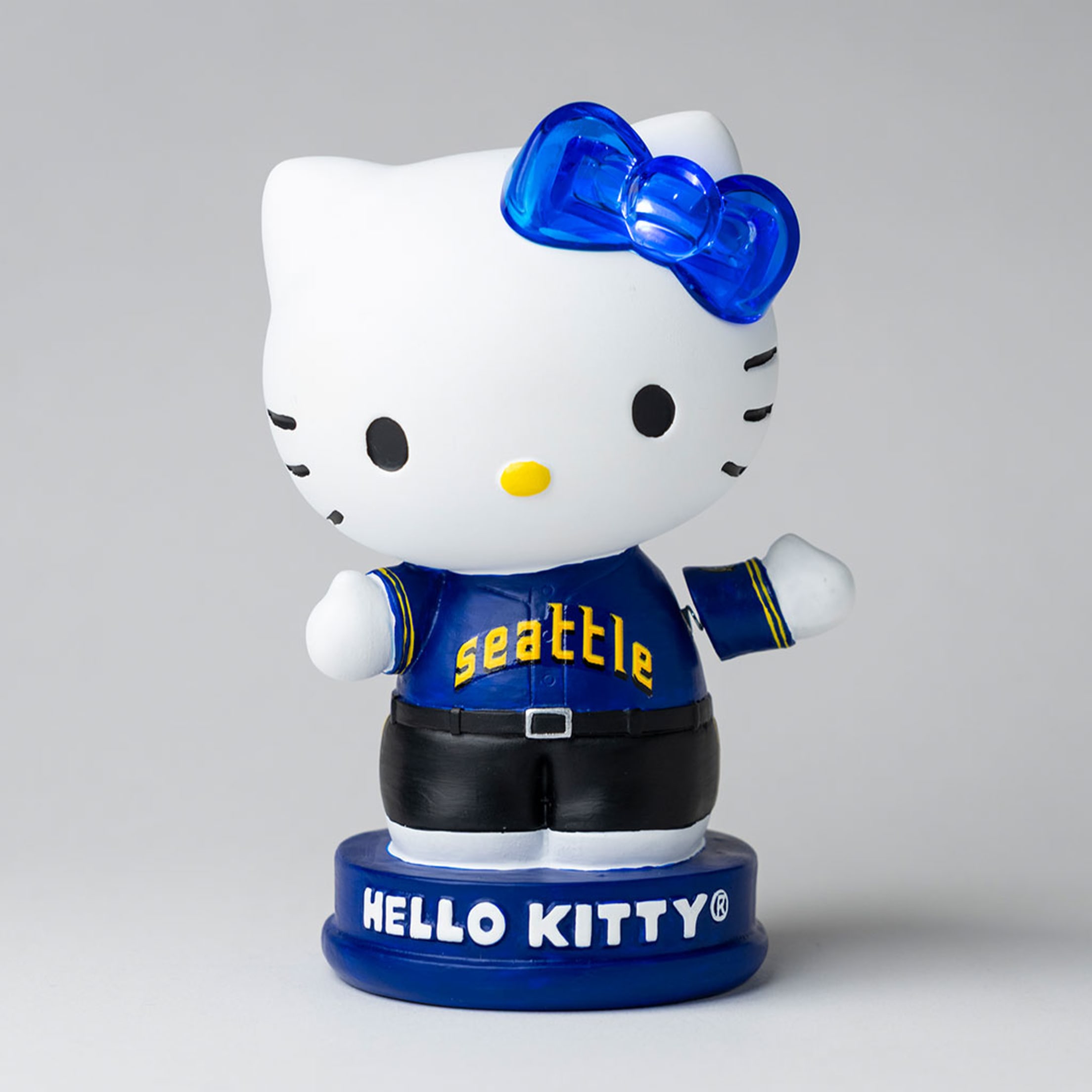 Image of Mariners-themed Hello Kitty® bobblehead