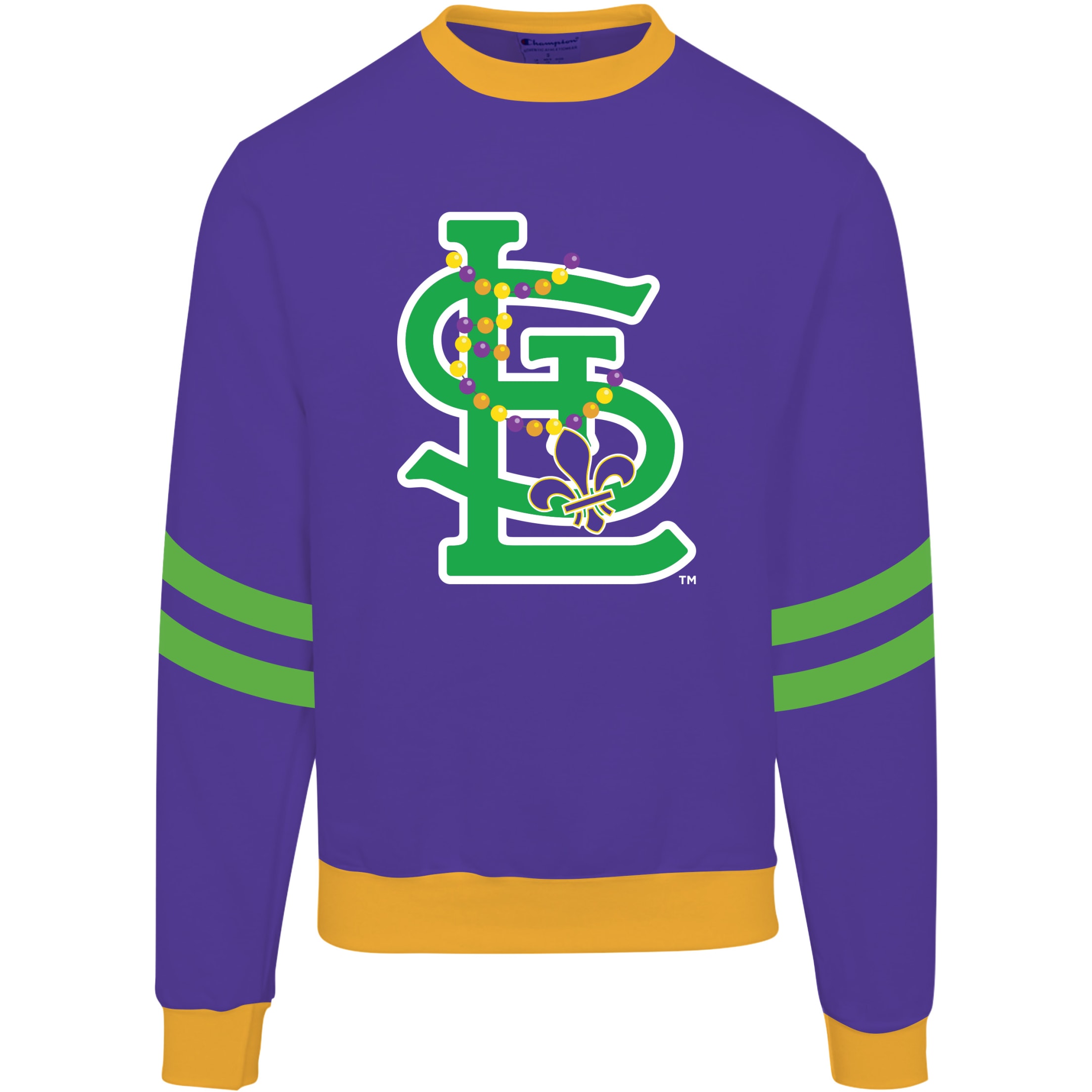 Cardinals Mardi Gras sweatshirt
