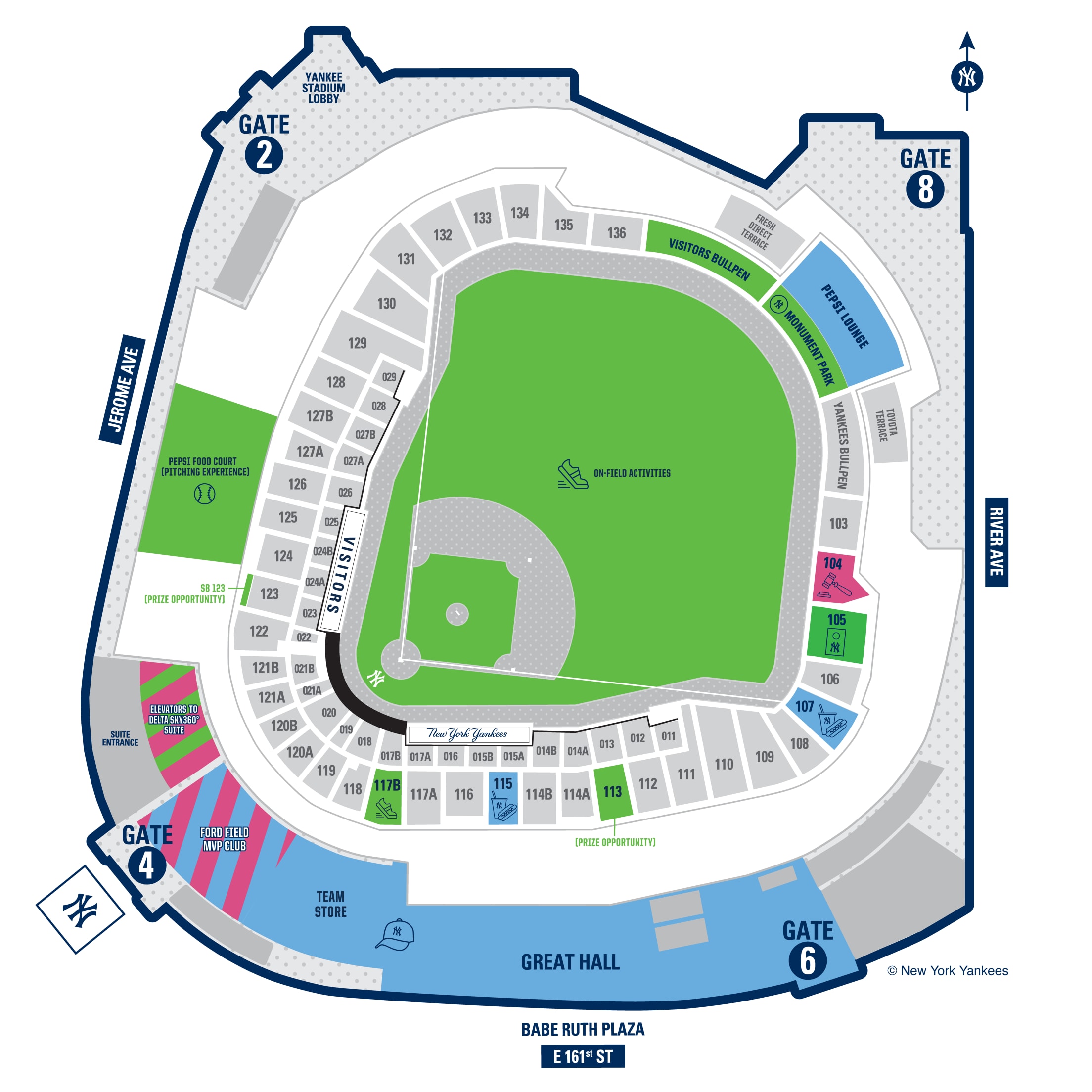 Legacy Club Open House Map