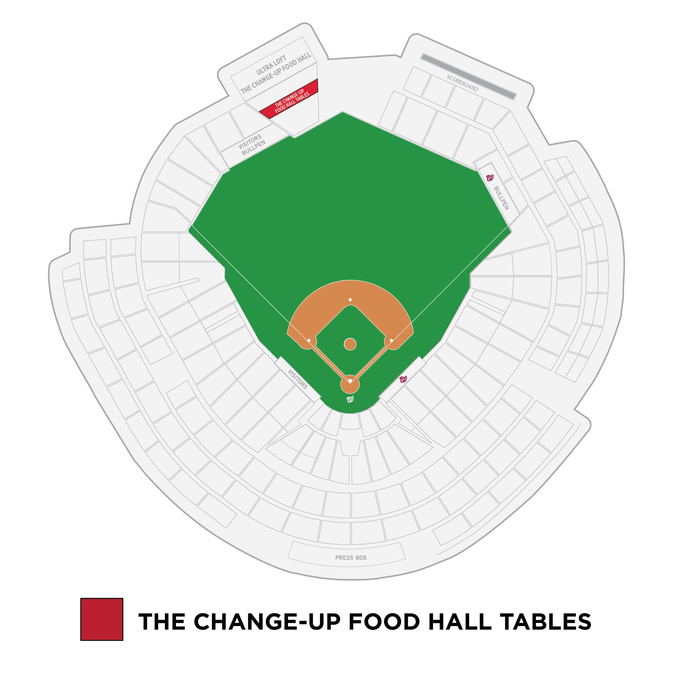 The Change-Up Food Hall Tables