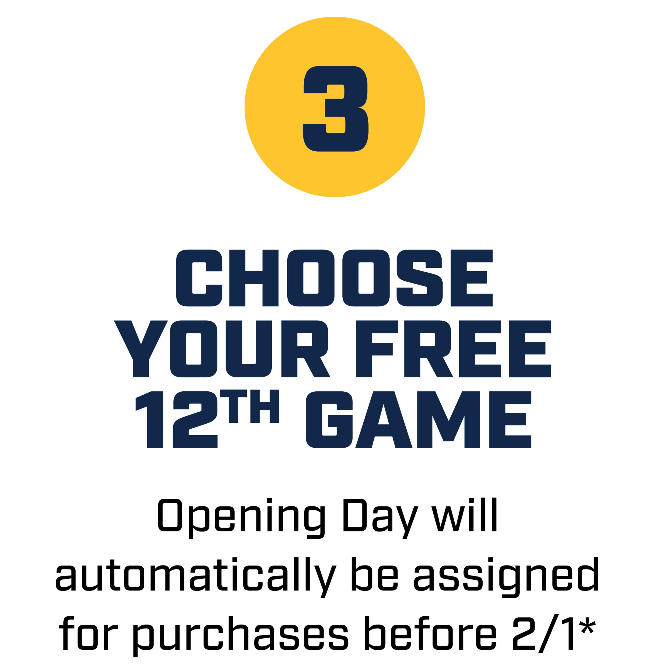 Choose Your Free 12th Game