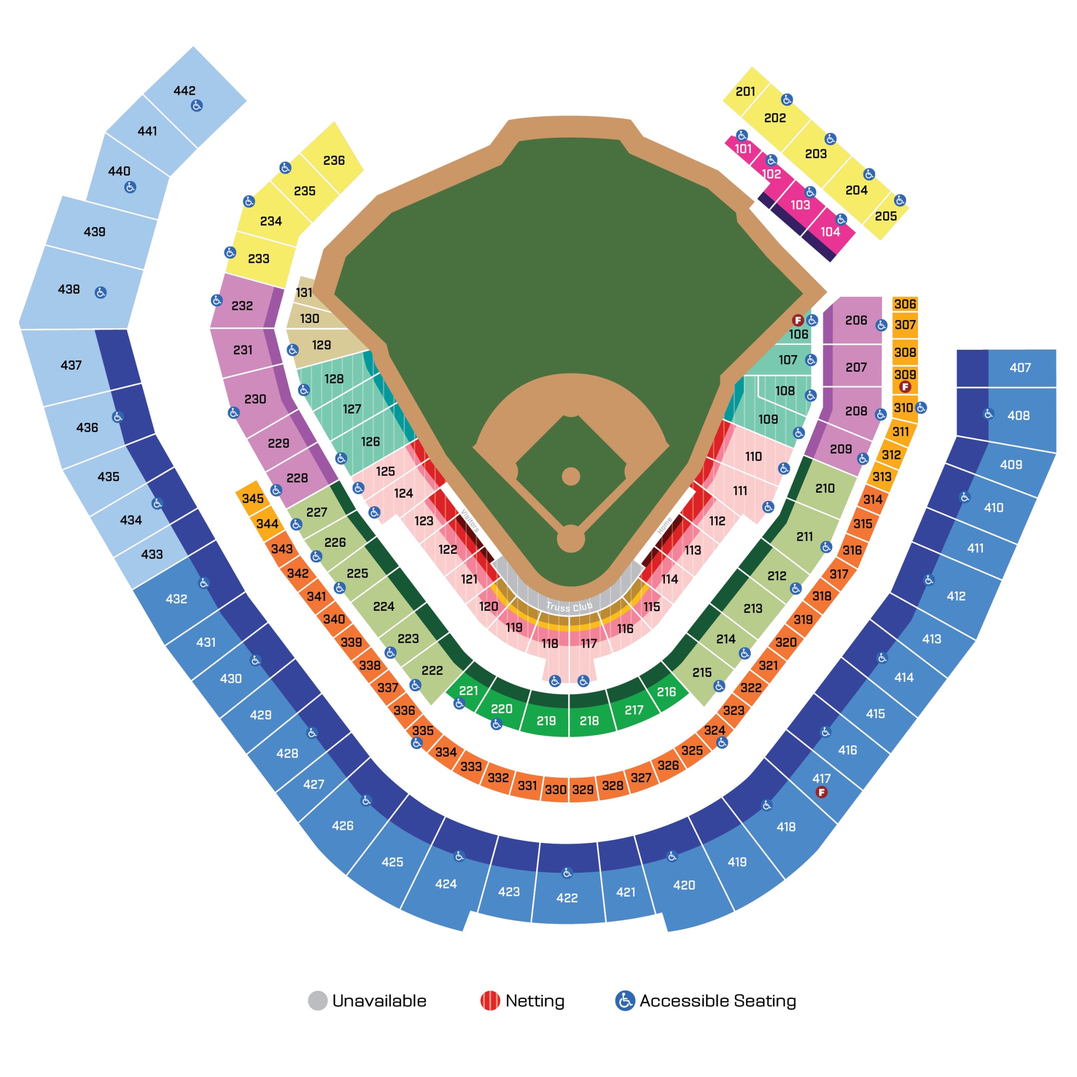 American Family Field Seating Map