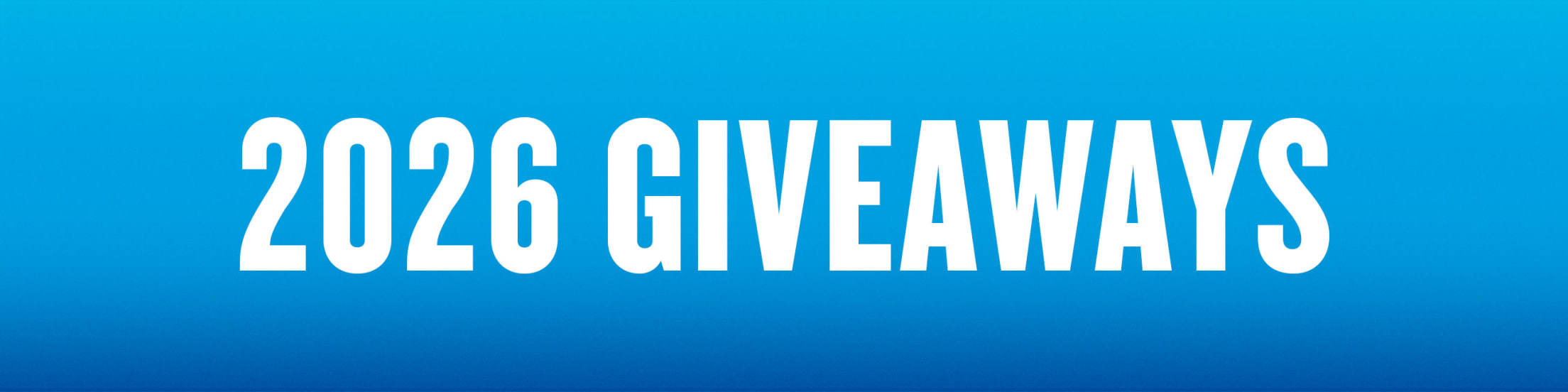 2026 Giveaways