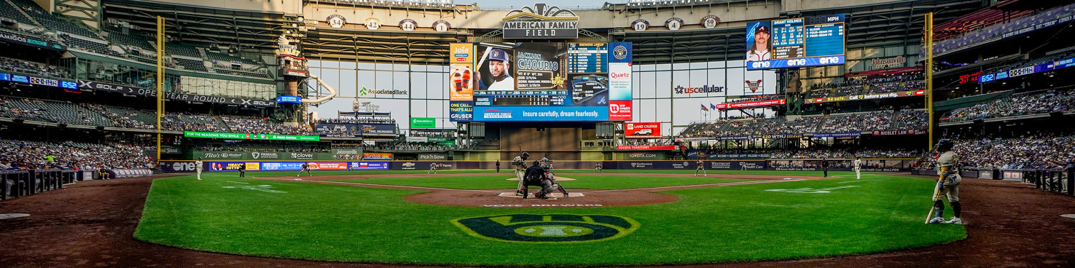 American Family Field Behind Home Plate