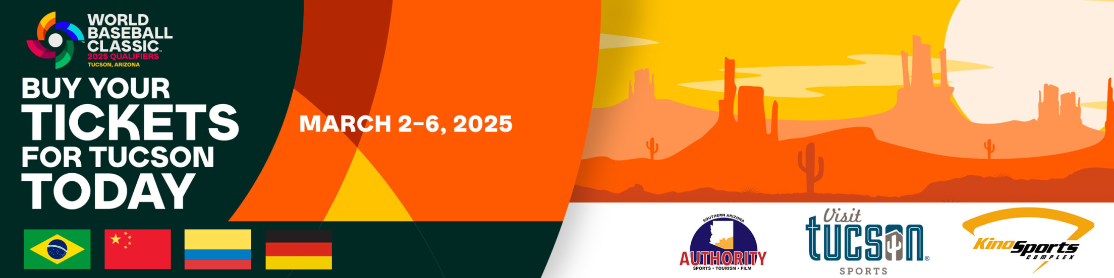 Buy tickets for the World Baseball Classic 2025 Qualifiers in Tucson, Arizona