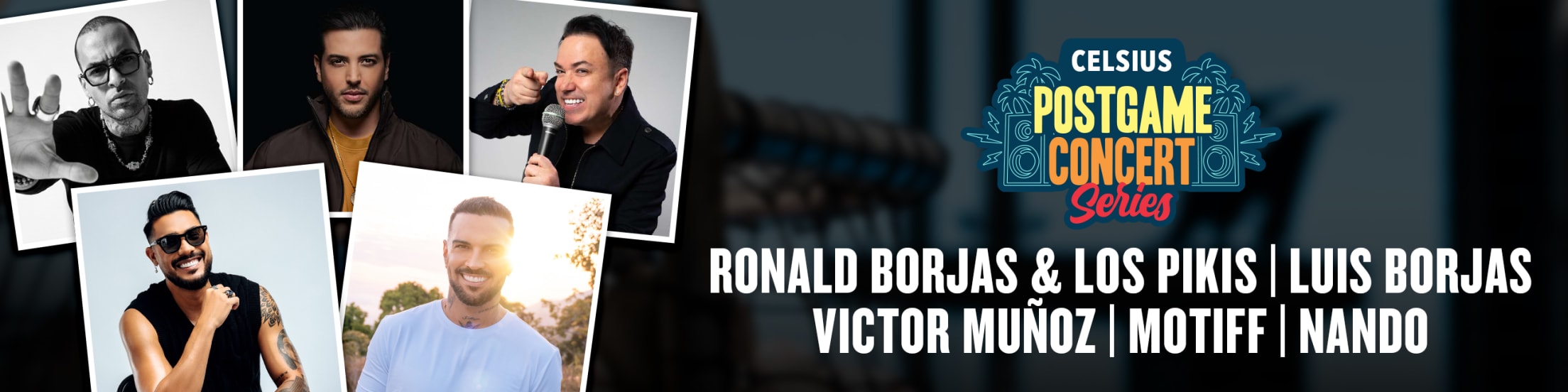 Venezuelan Heritage postgame concert with Ronald Borjas & Los Pikis, Luis Borjas, Victor Munoz, Motiff and Nando