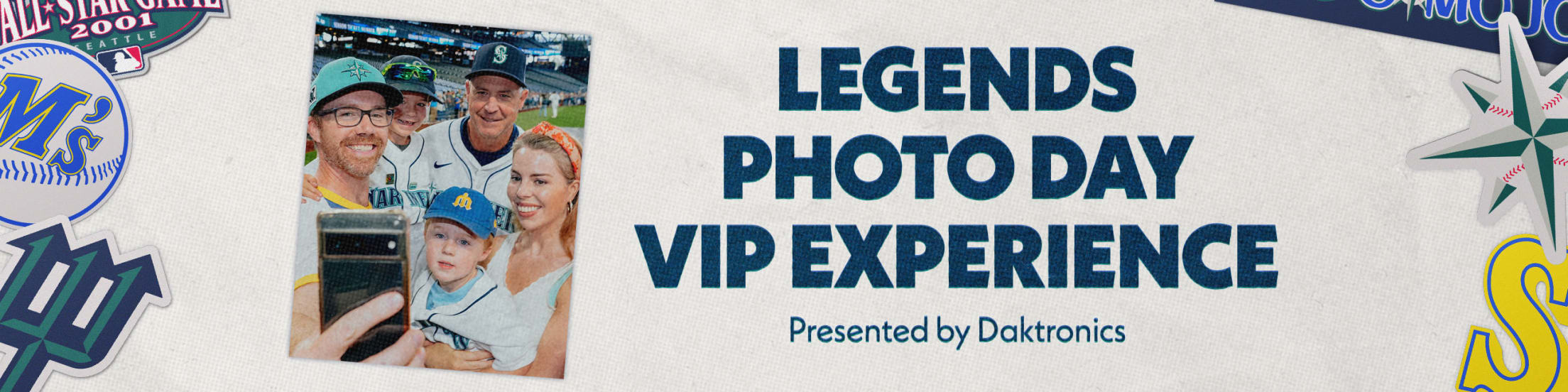 Legends Photo Day VIP Experience presented by Daktronics.