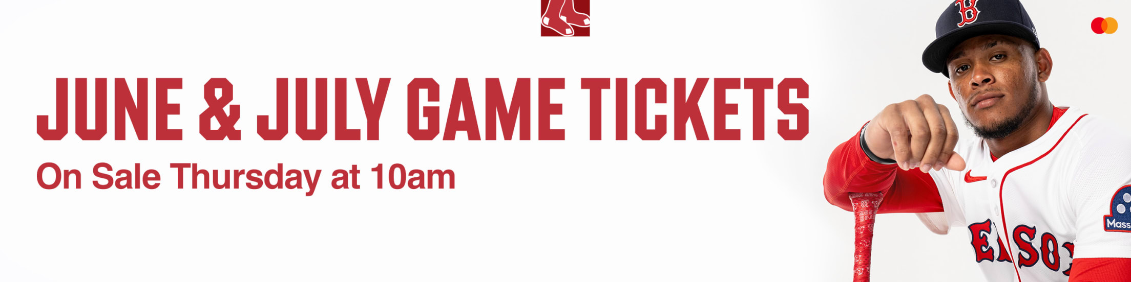 June and July game tickets on sale Thursday at 10 AM