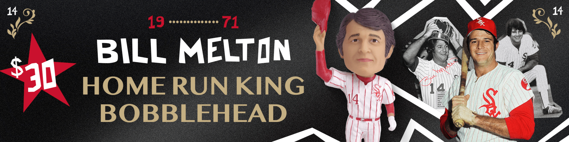 Bill Melton Home Run King Bobblehead