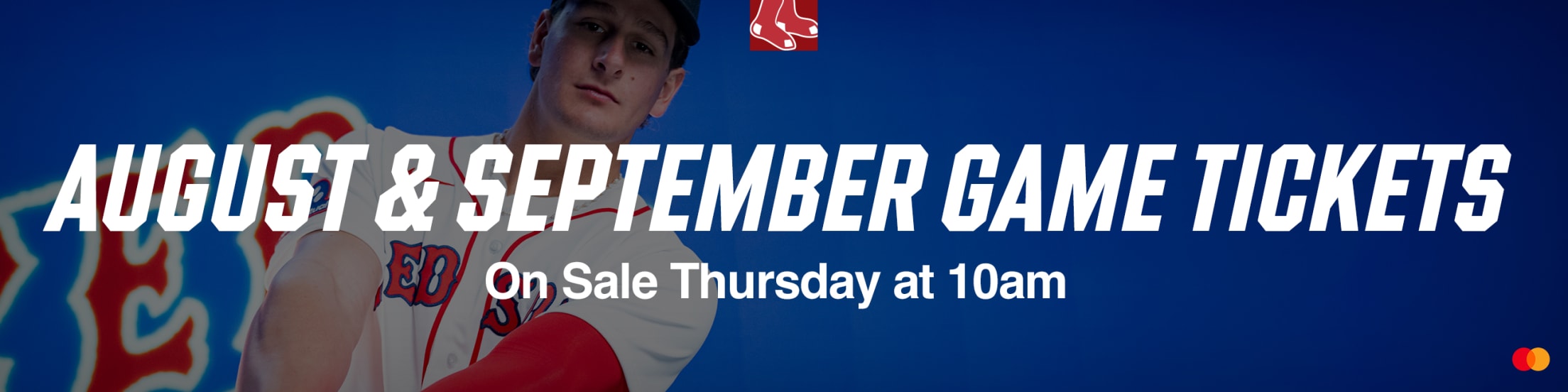 August and September game tickets on sale Thursday at 10 a.m.
