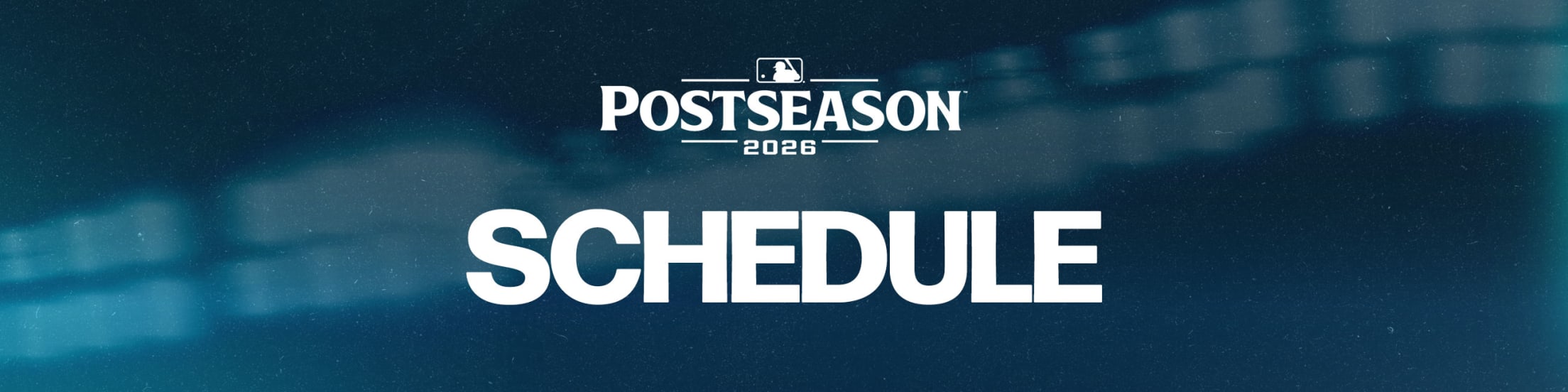 2026 Postseason Schedule