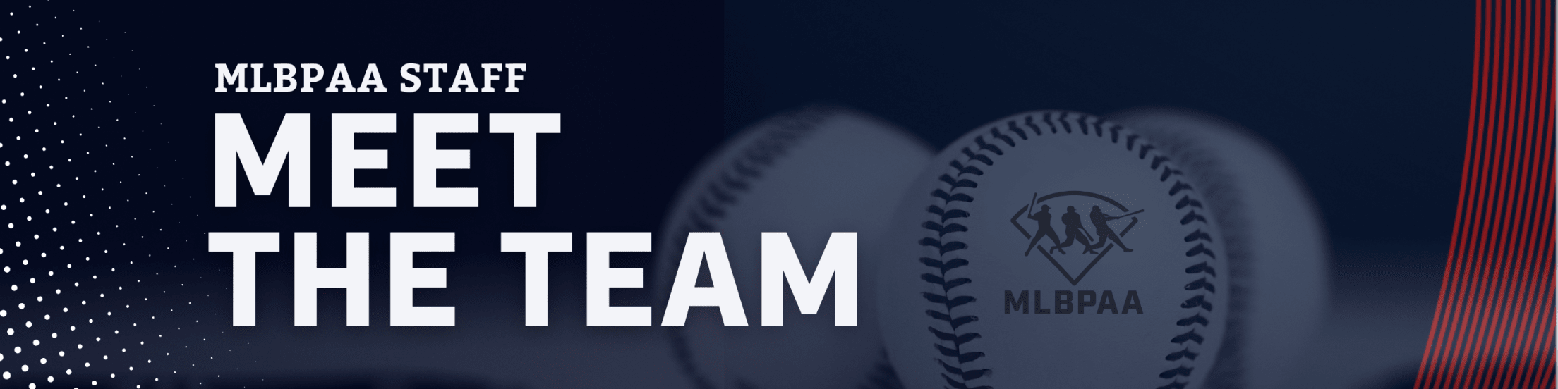 MLBPAA Staff - Meet the team.