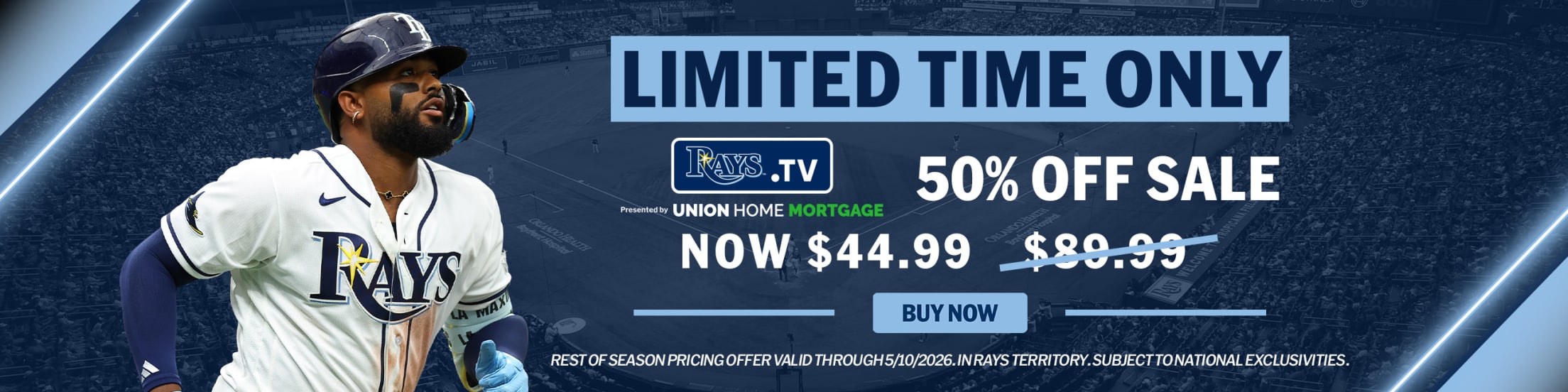 Rays.TV Limited Time Sale