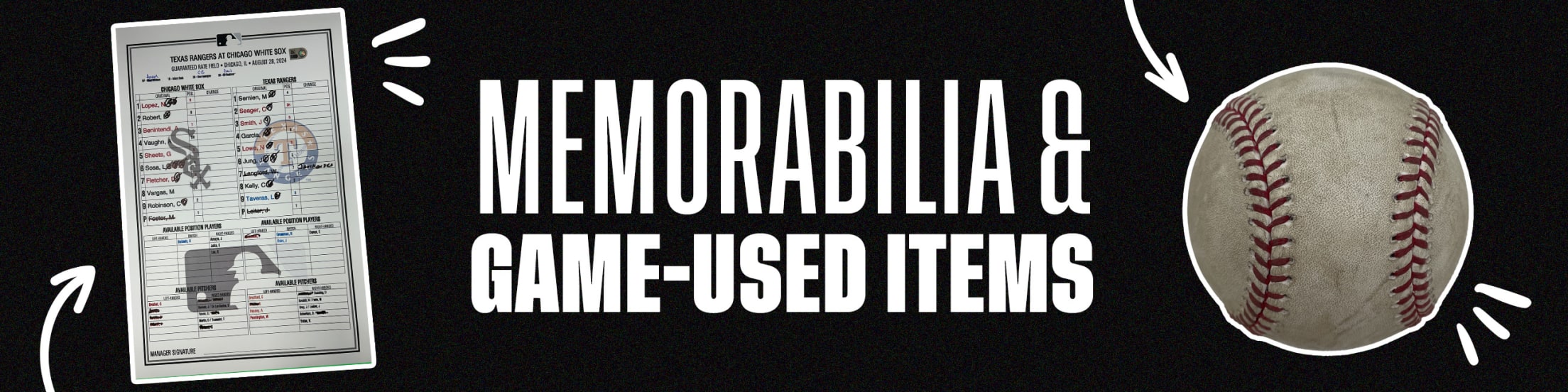 Memorabilia and Game-Used Items