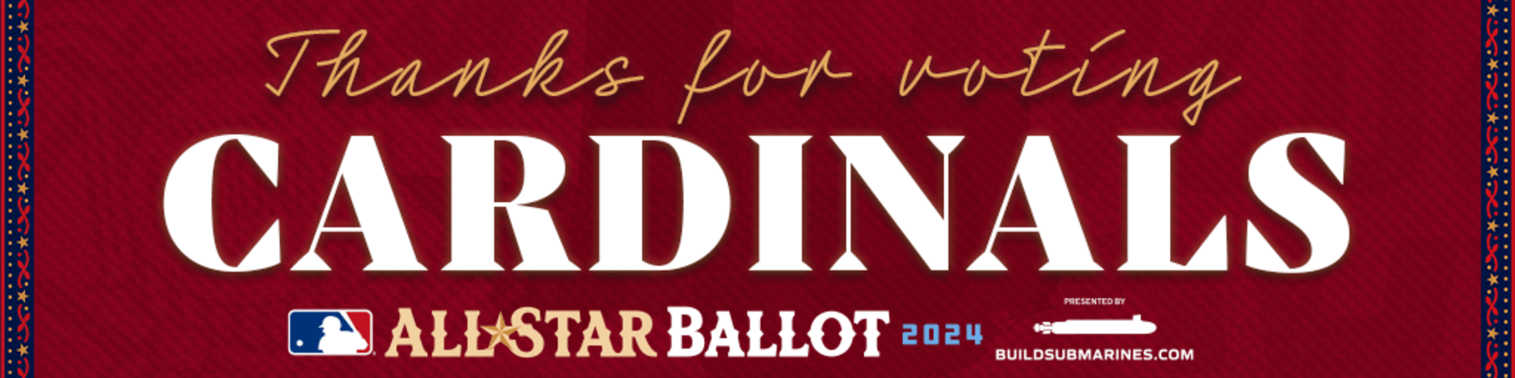 Thanks for Voting Cardinals
