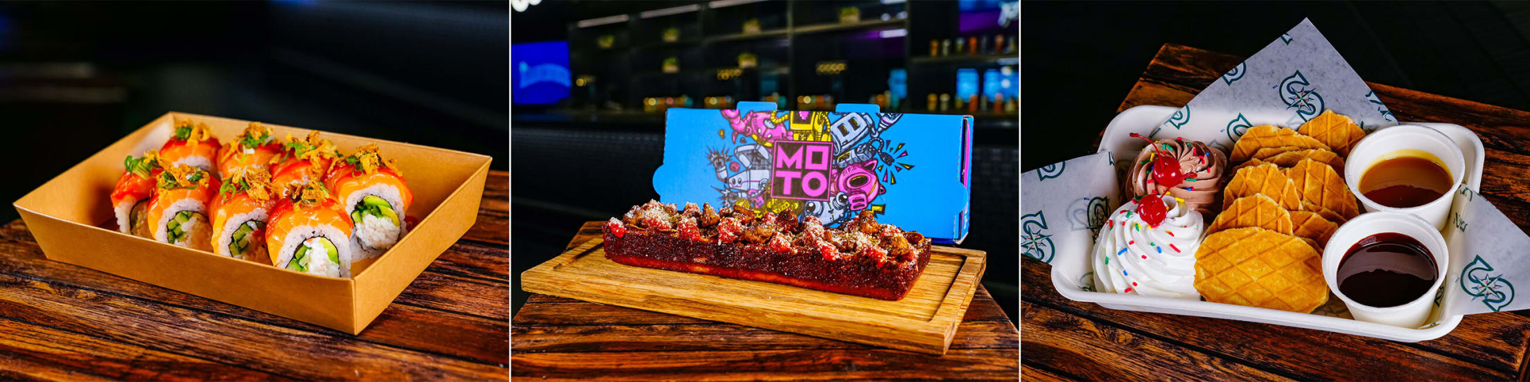 Image of concession items at T-Mobile Park.