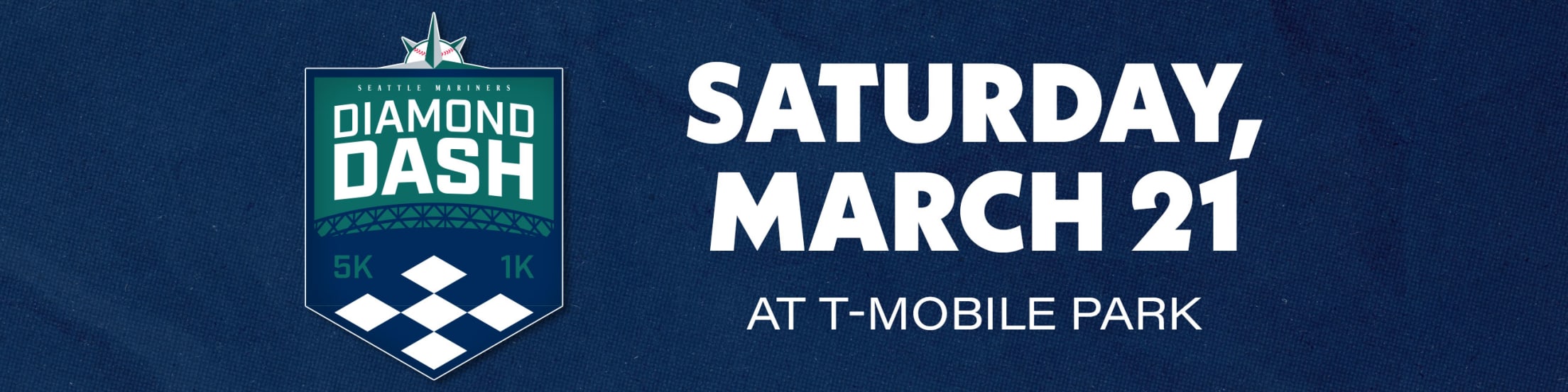 Seattle Mariners Diamond Dash 5K/1K on Saturday, March 21 at T-Mobile Park