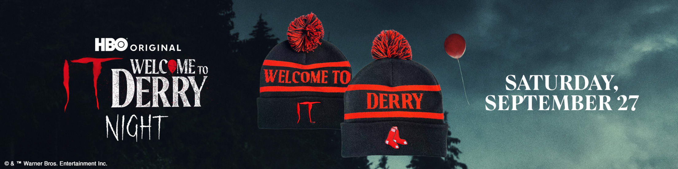 HBO Original. IT: Welcome to Derry Night. Saturday, September 27.
