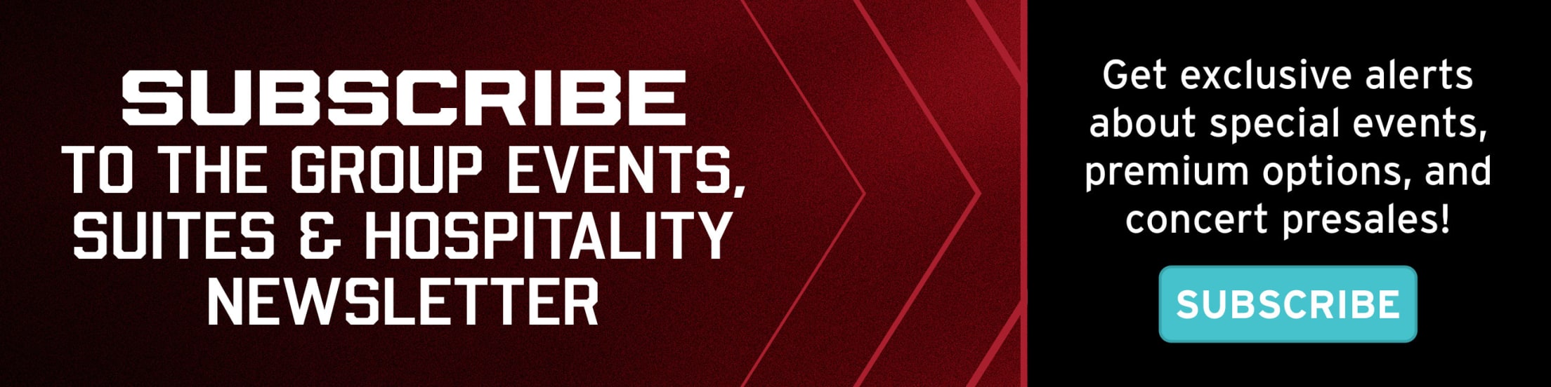 Subscribe to the D-backs Group Events, Suites & Hospitality Newsletter. Get exclusive alerts about special events, premium options, and concert presales.