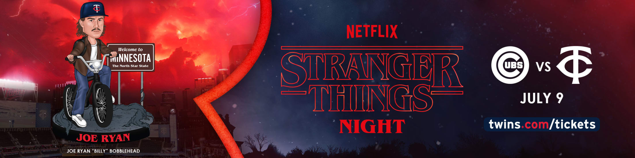 Netflix Stranger Things Night: Cubs vs. Twins, July 9