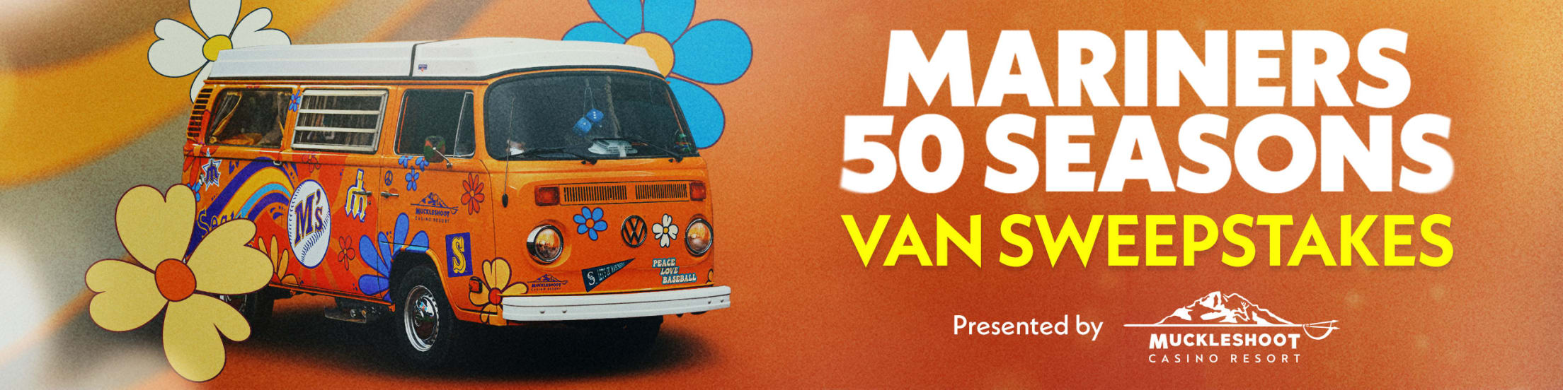 Mariners 50 Seasons Van Sweepstakes presented by Muckleshoot Casino Resort