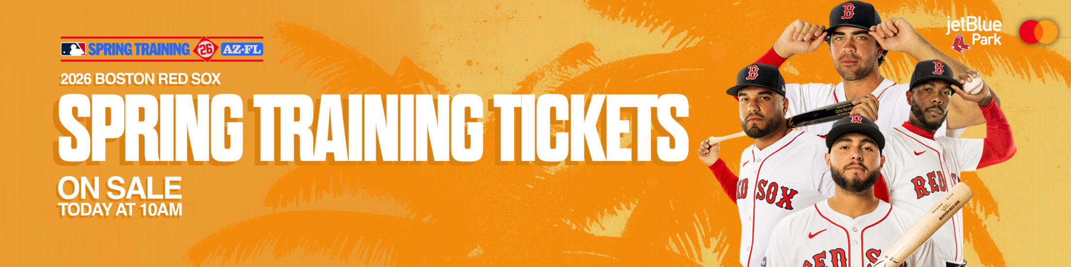 2026 Boston Red Sox Spring Training tickets on sale today at 10 AM