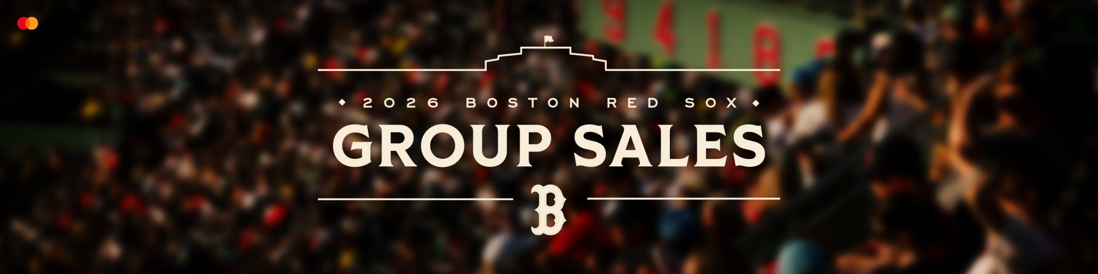 2026 Boston Red Sox Group Sales