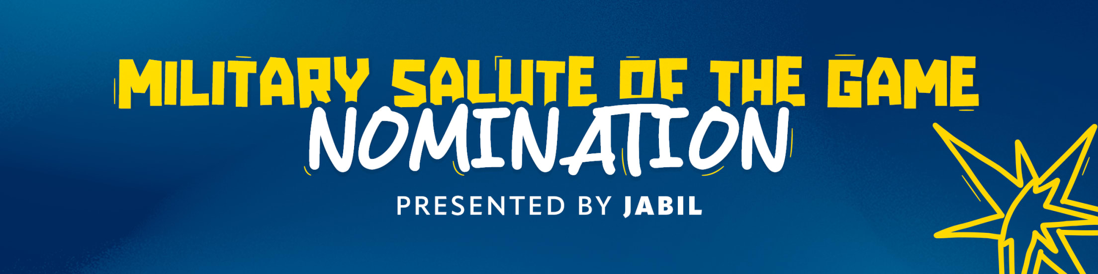 Military Salute of the Game, Presented by Jabil